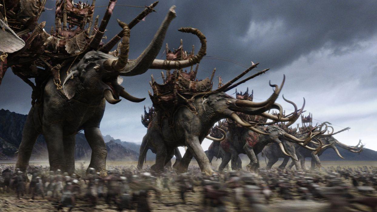 1244x700 LORD OF THE RINGS lotr fantasy return king adventure battle elephant