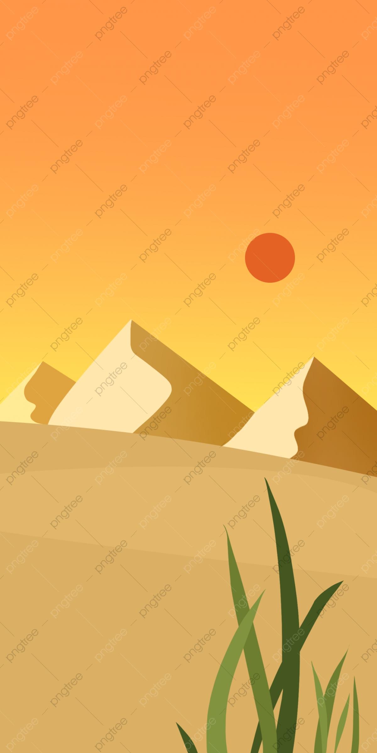 1200x2397 Desert Minimalist Style Mobile Wallpaper Background, Desert, Minimalist Style, Phone Wallpaper Background Image for Free Download
