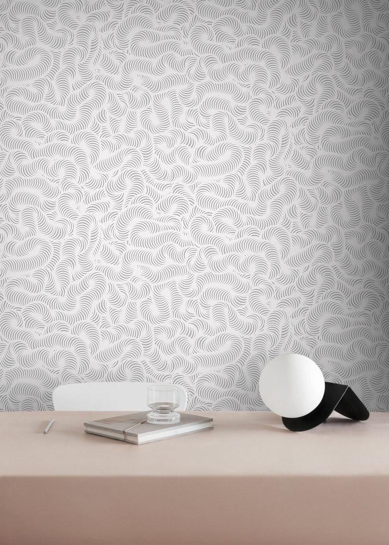 780x1092 Black Contemporary Danish Design Wallpaper