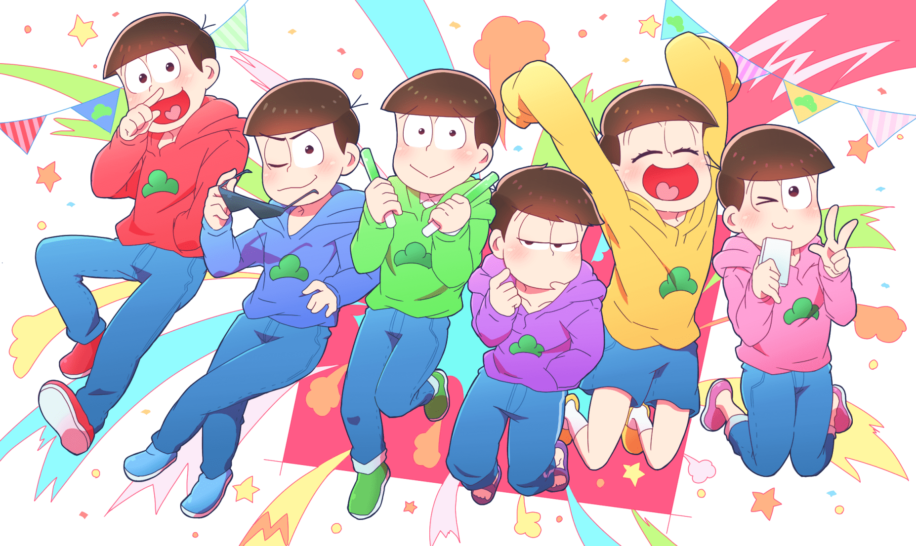 1854x1106 Osomatsu San Wallpaper And Background Imagex1106