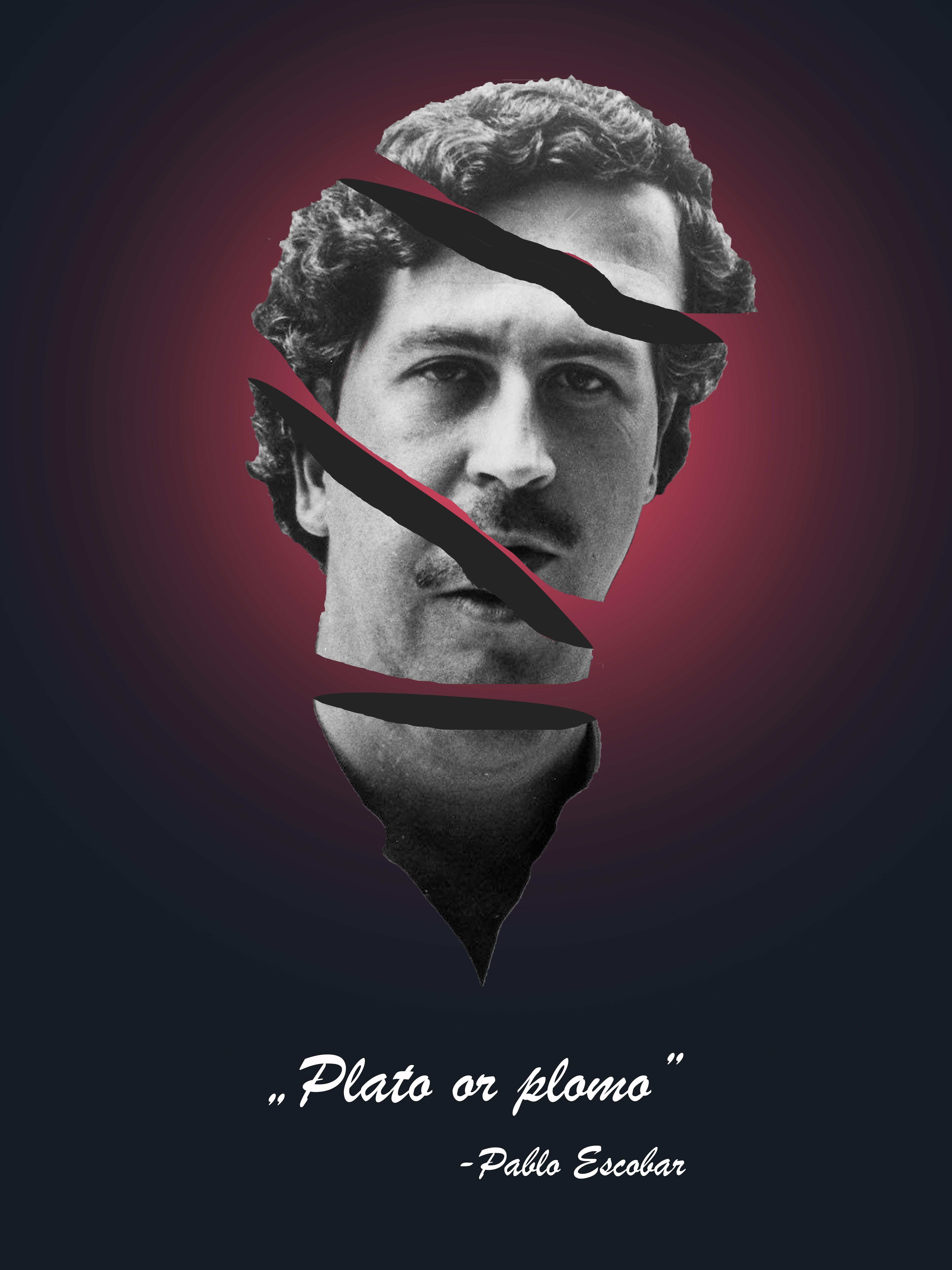 5400x7200 Plato or plomo -Pablo Escobar. Gambar
