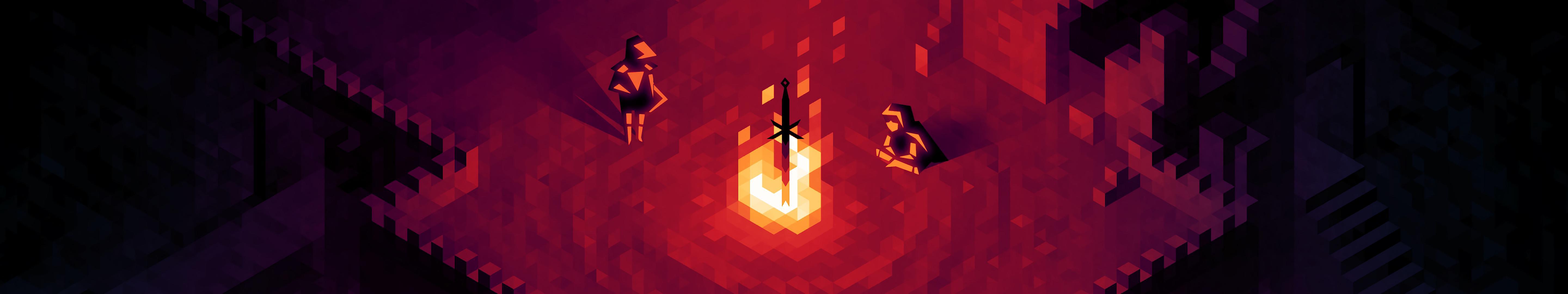 5760x1080 REQUEST Dark Souls Dual minimalist Wallpaper