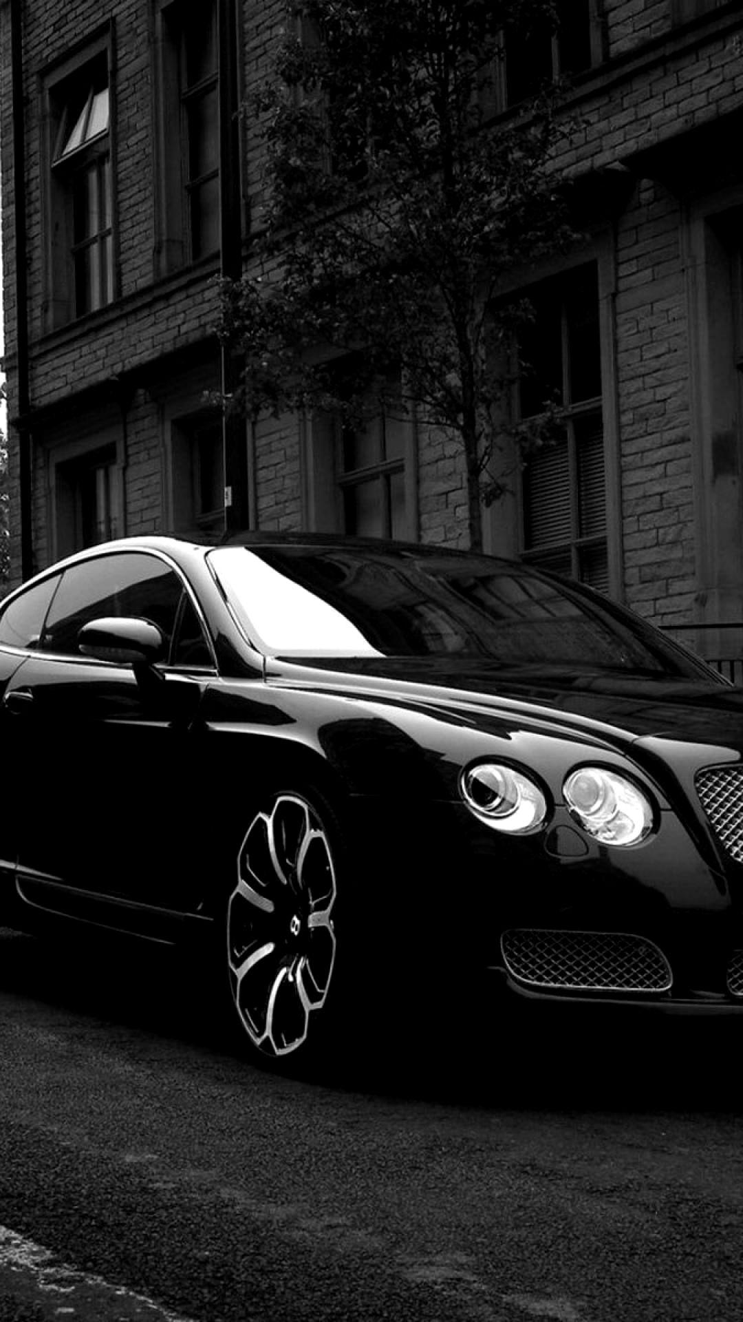 1080x1920 Black Bentley Wallpaper