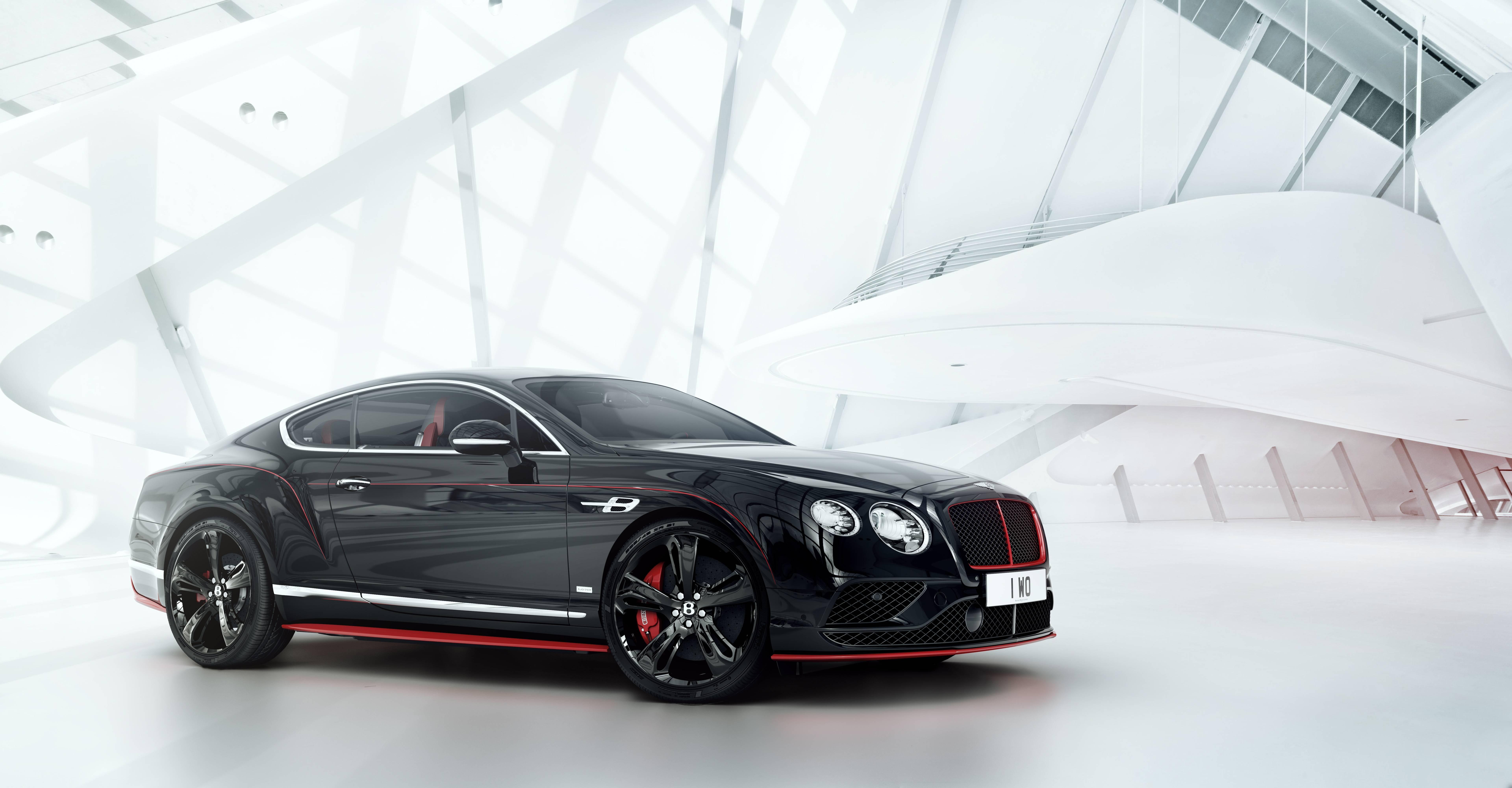 7680x4002 Bentley Continental GT Black Speed Limited Edition 4K wallpaper