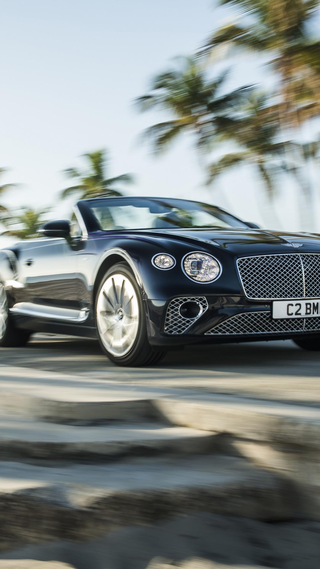 1080x1920 Download Black Bentley Continental GT, motion blur, 2019 wallpaper, 1080x Samsung Galaxy S S Note, Sony Xperia Z, Z Z Z HTC One, Lenovo Vibe, Google Pixel OnePlus Honor