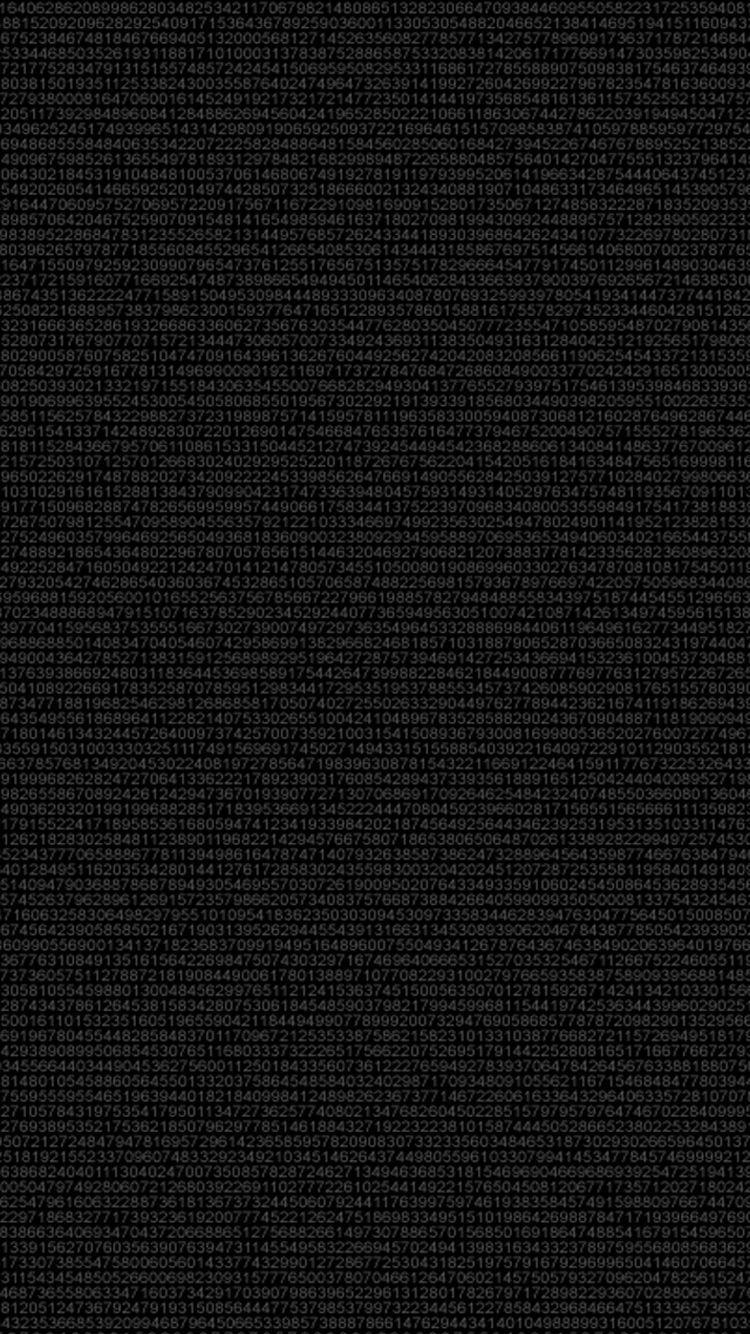750x1334 Simple Dark Wallpaper