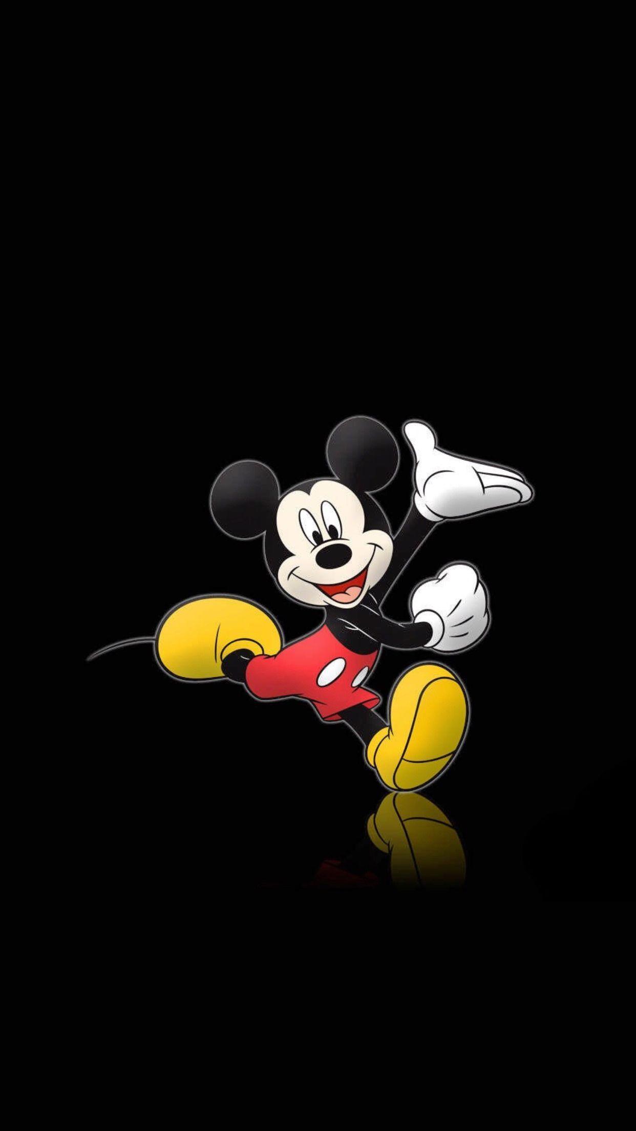 Black Mickey Mouse Phone Wallpapers