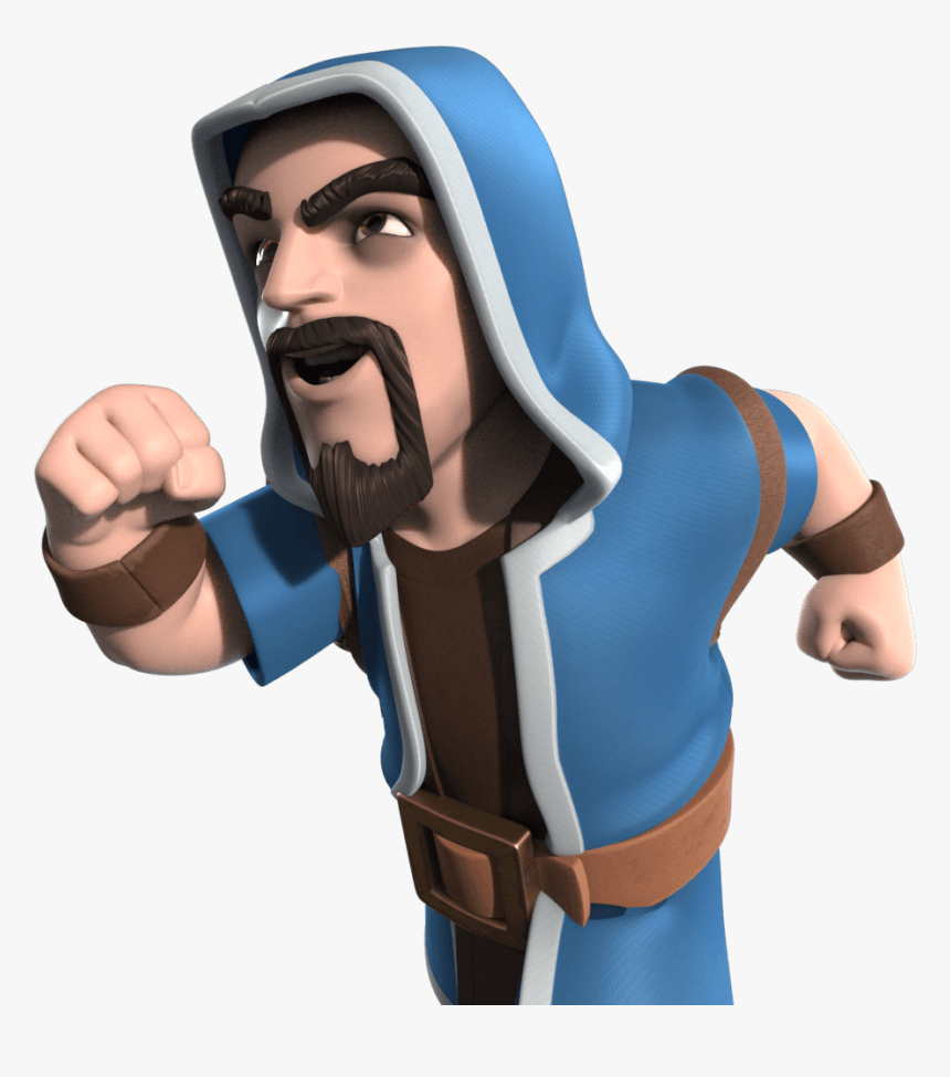 860x975 Clash Royale Wizard Png, Png Download Transparent Image Coc, Png Download, Transparent Png Image