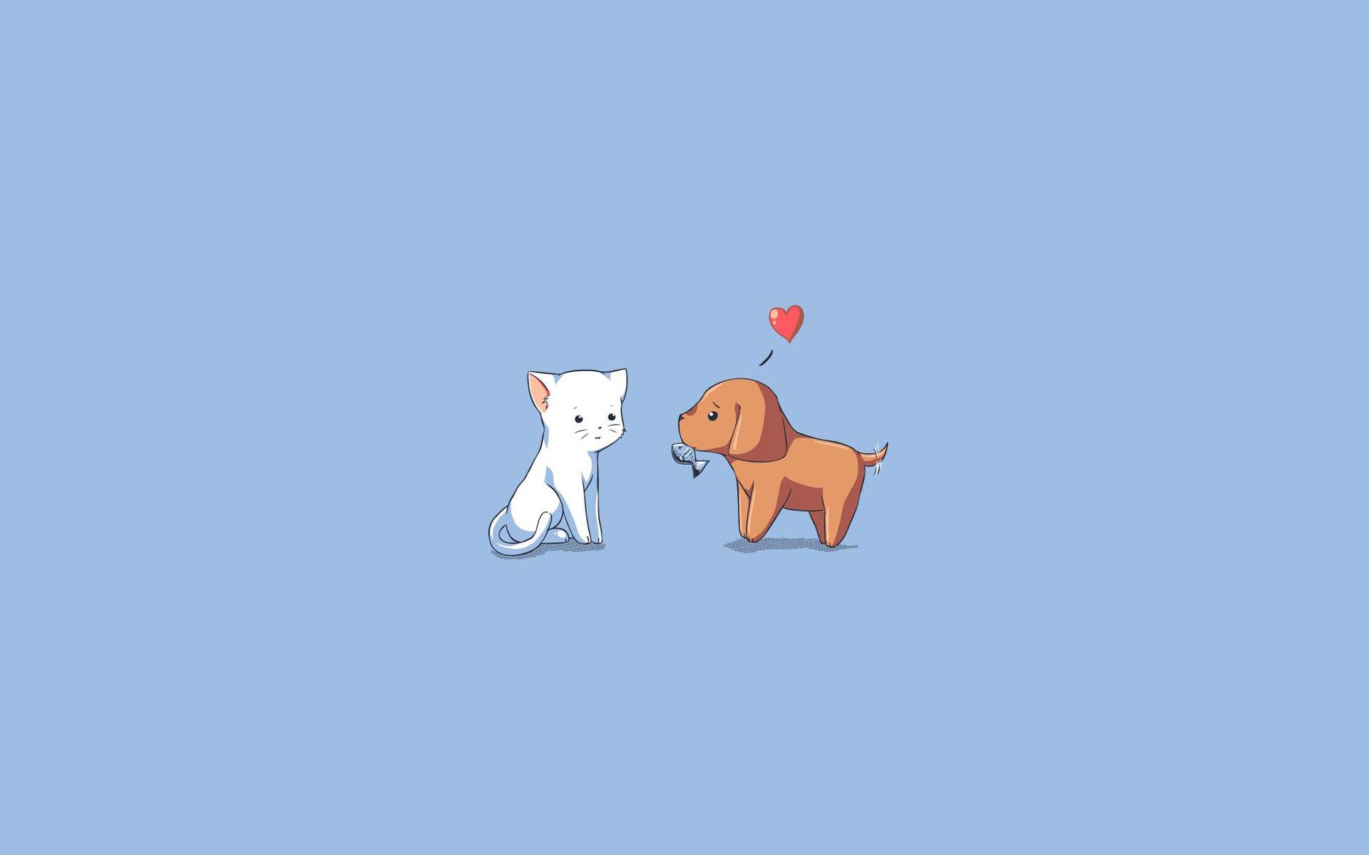 1920x1200 dog, cat, kitten Wallpaper, HD Vector 4K Wallpaper, Image, Photo and Background