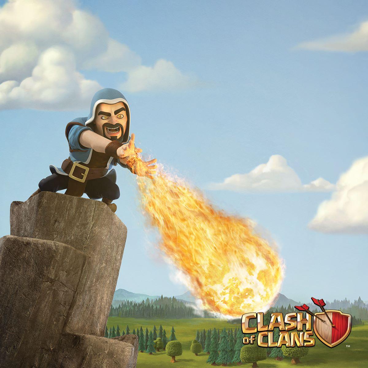 1200x1200 Clash Of Clans Wizard Poster