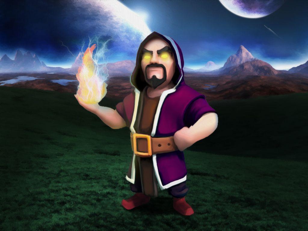 1024x768 Coc Wizard Level 6