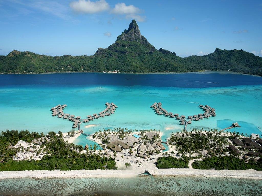 1024x768 Bora bora french polynesia wallpaperx768