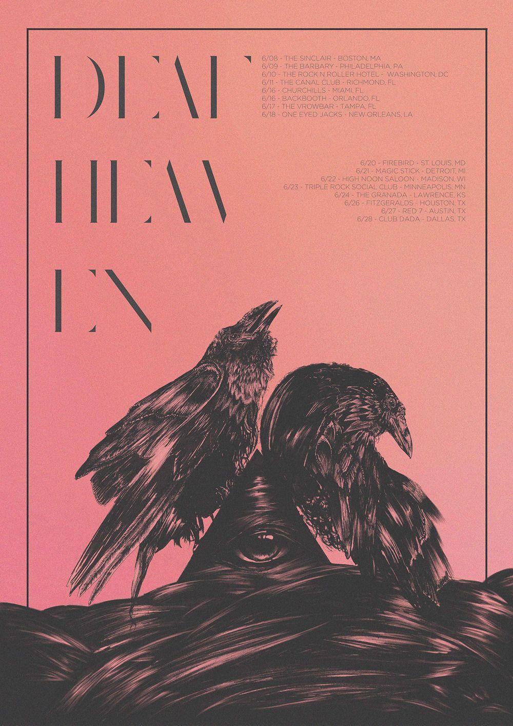 1000x1415 DEAFHEAVEN #poster #design #art #music #gig. Music artwork, Tour posters, Album cover art