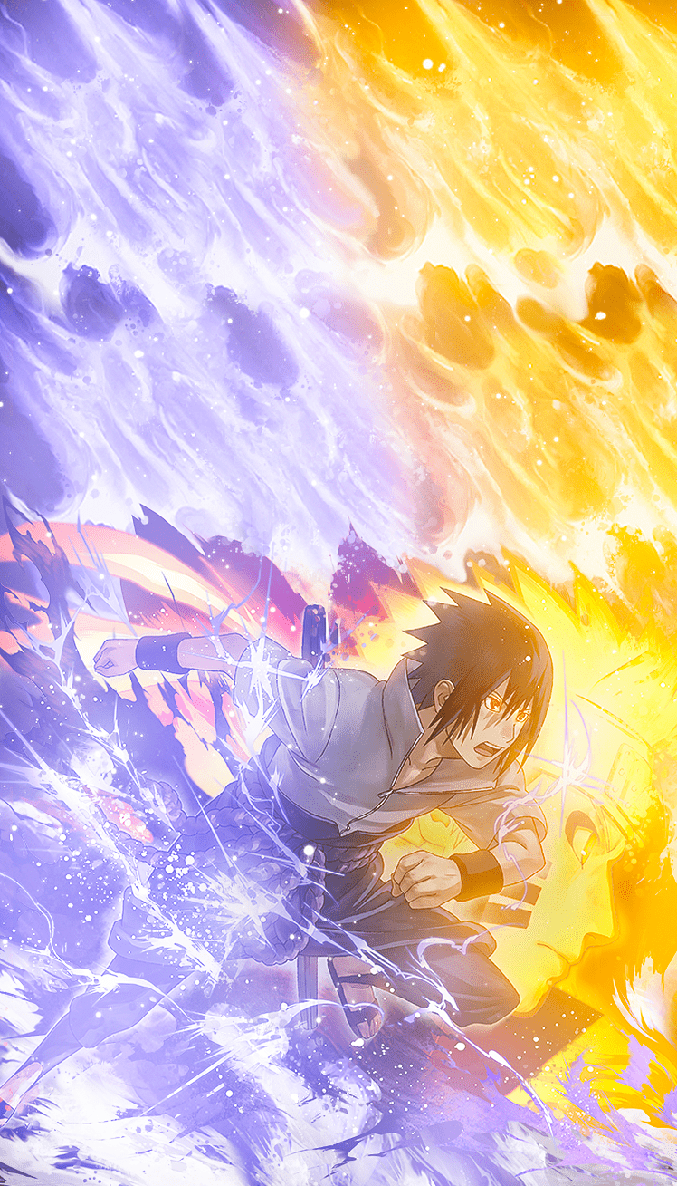 748x1309 Sasuke Wallpaper for mobile
