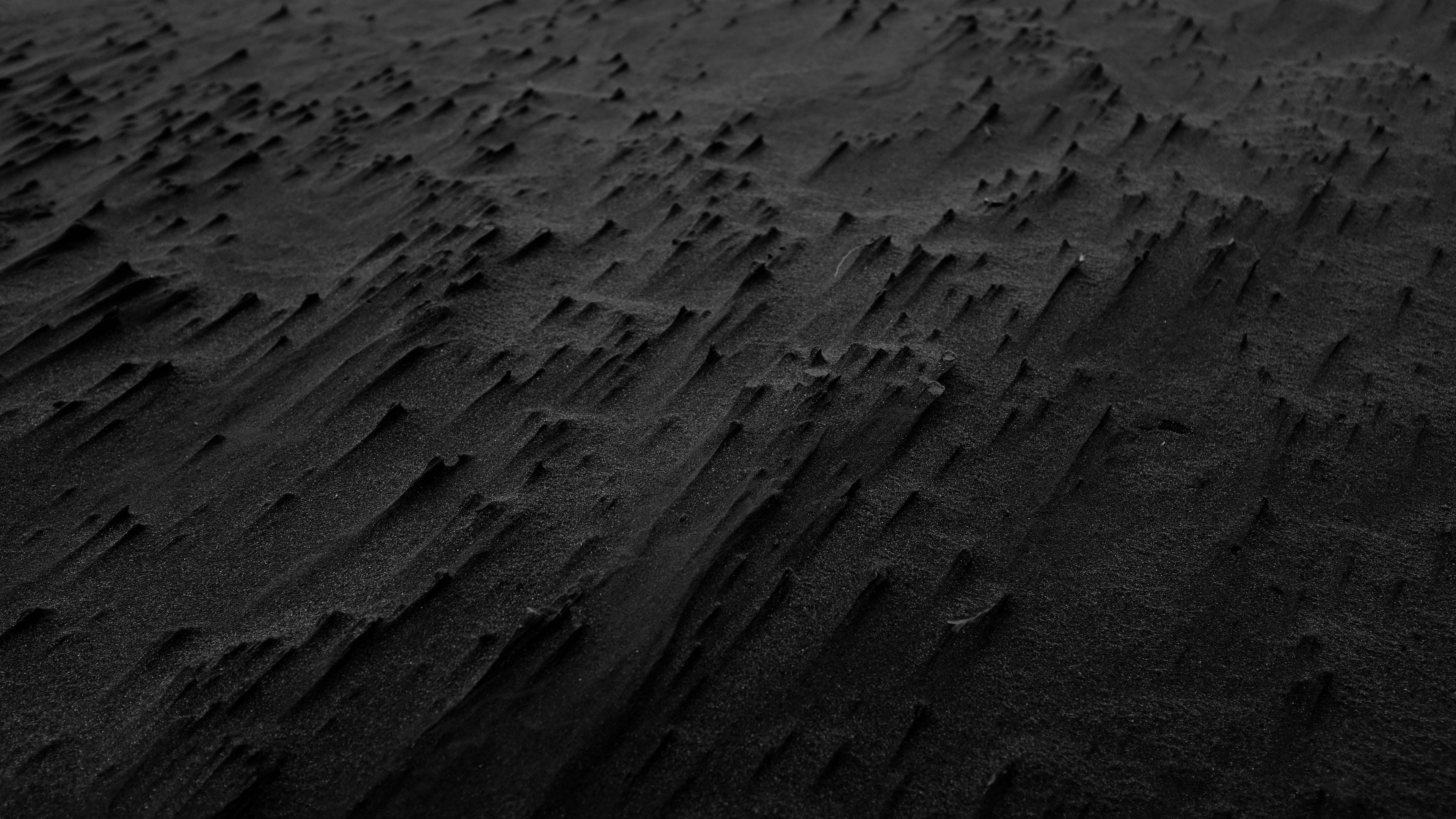 3840x2160 Download wallpaper 3840x2160 sand, black, beach, texture, karekare, new zealand 4k uhd 16:9 HD background