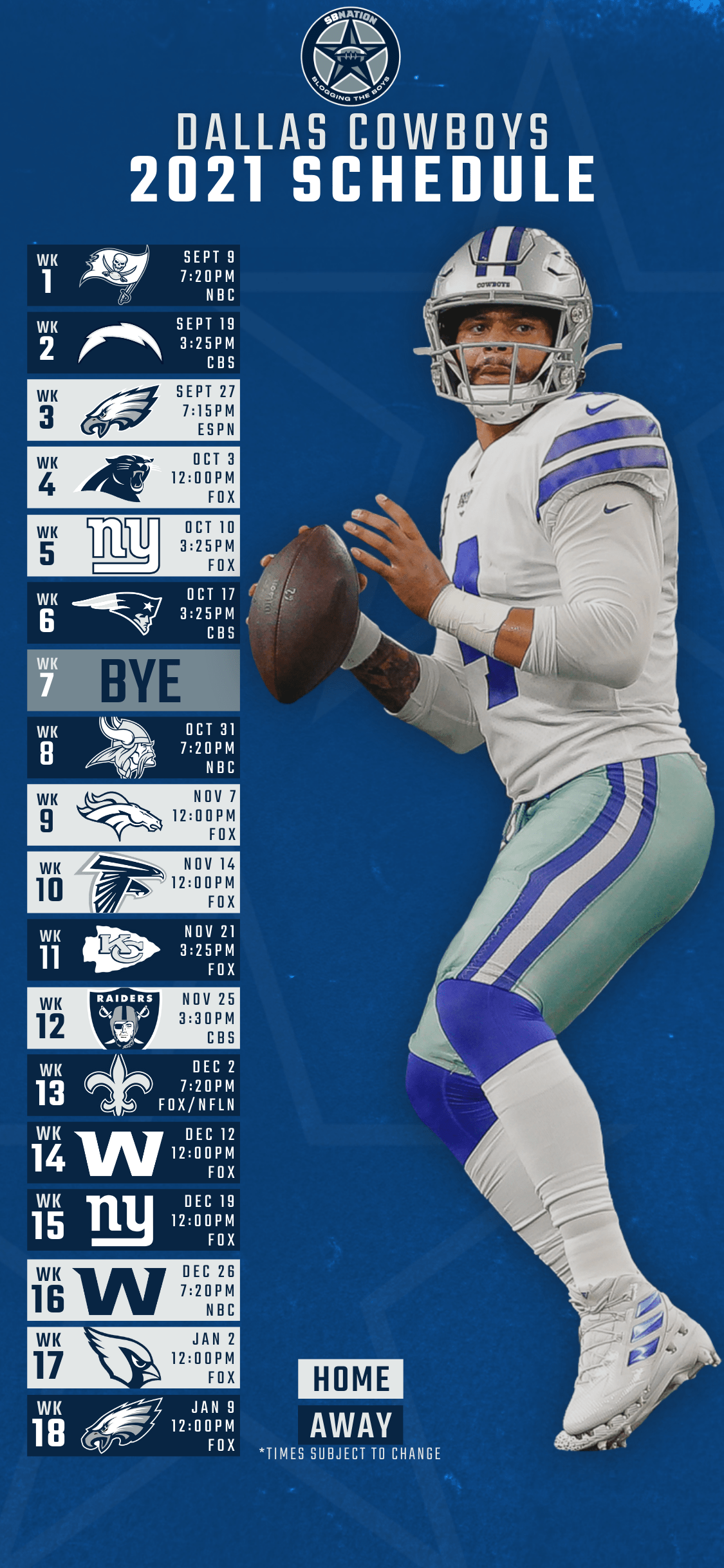 1125x2436 Get Your 2021 Dallas Cowboys Schedule Wallpaper (including Player Specific Ones) Right Here The Boys
