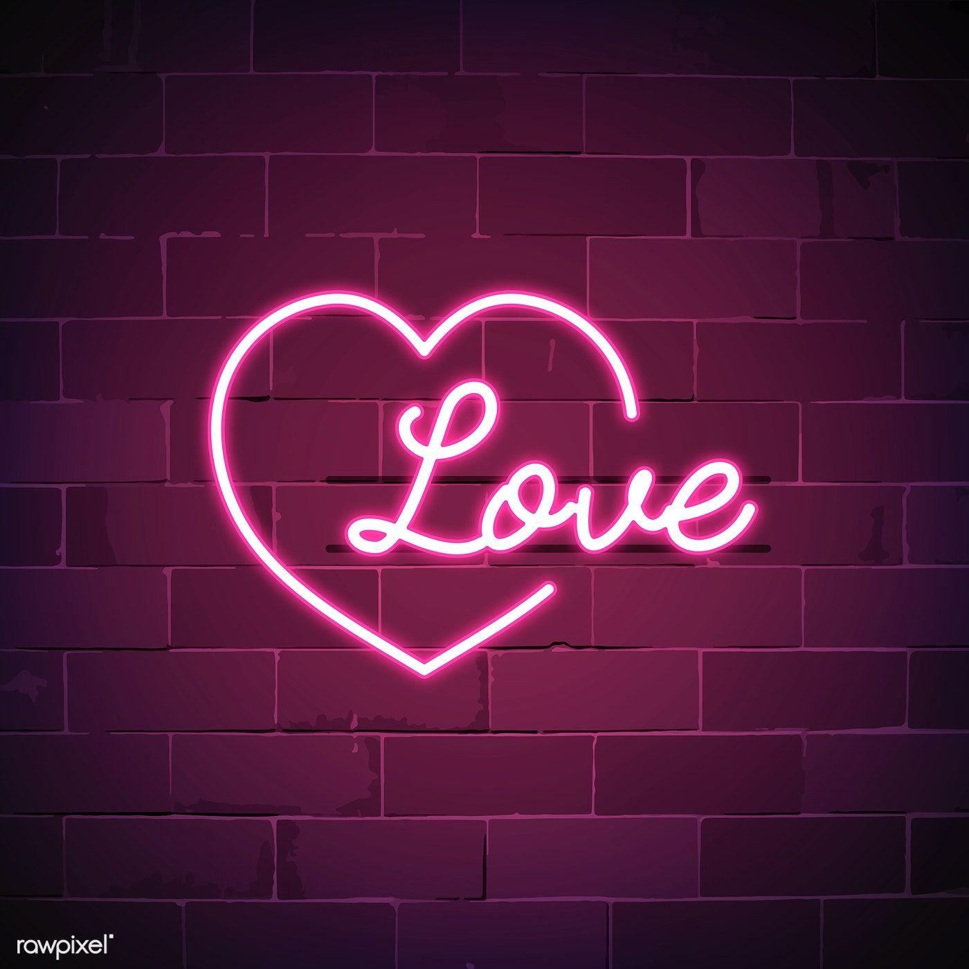 Cute Pink Neon Hearts Wallpapers - Top Free Cute Pink Neon Hearts ...