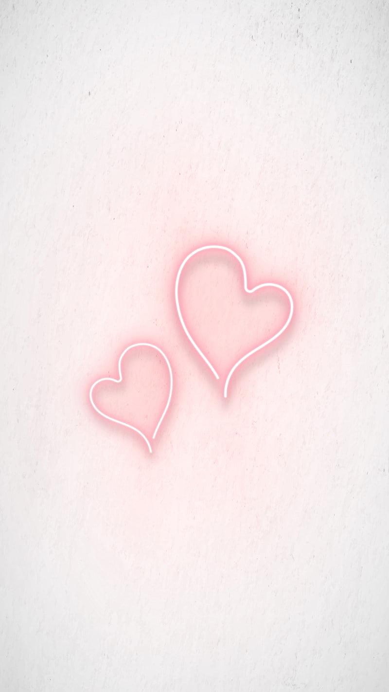Cute Pink Neon Hearts Wallpapers Top Free Cute Pink Neon Hearts