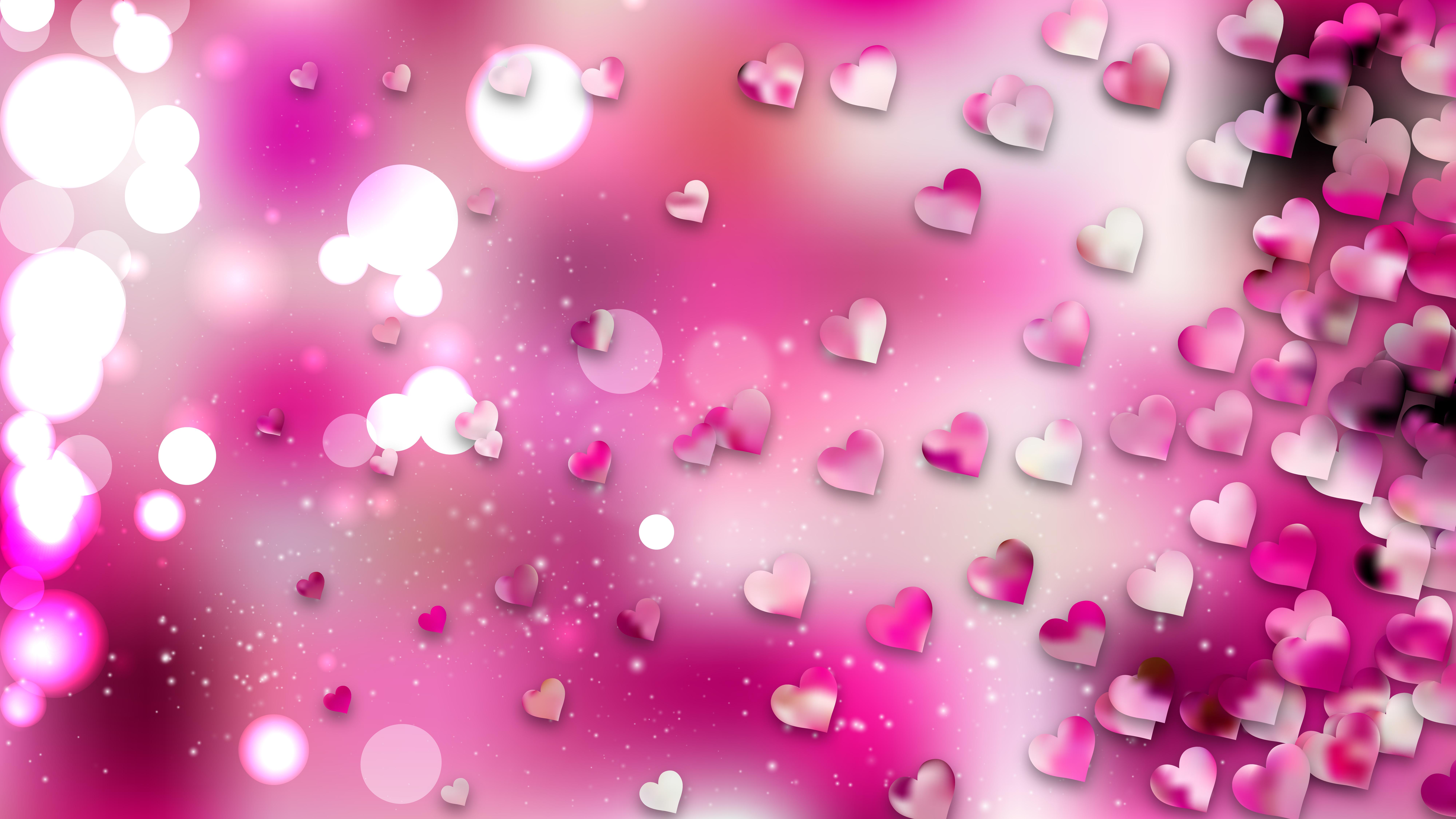 Pink and White Heart Wallpapers - Top Free Pink and White Heart