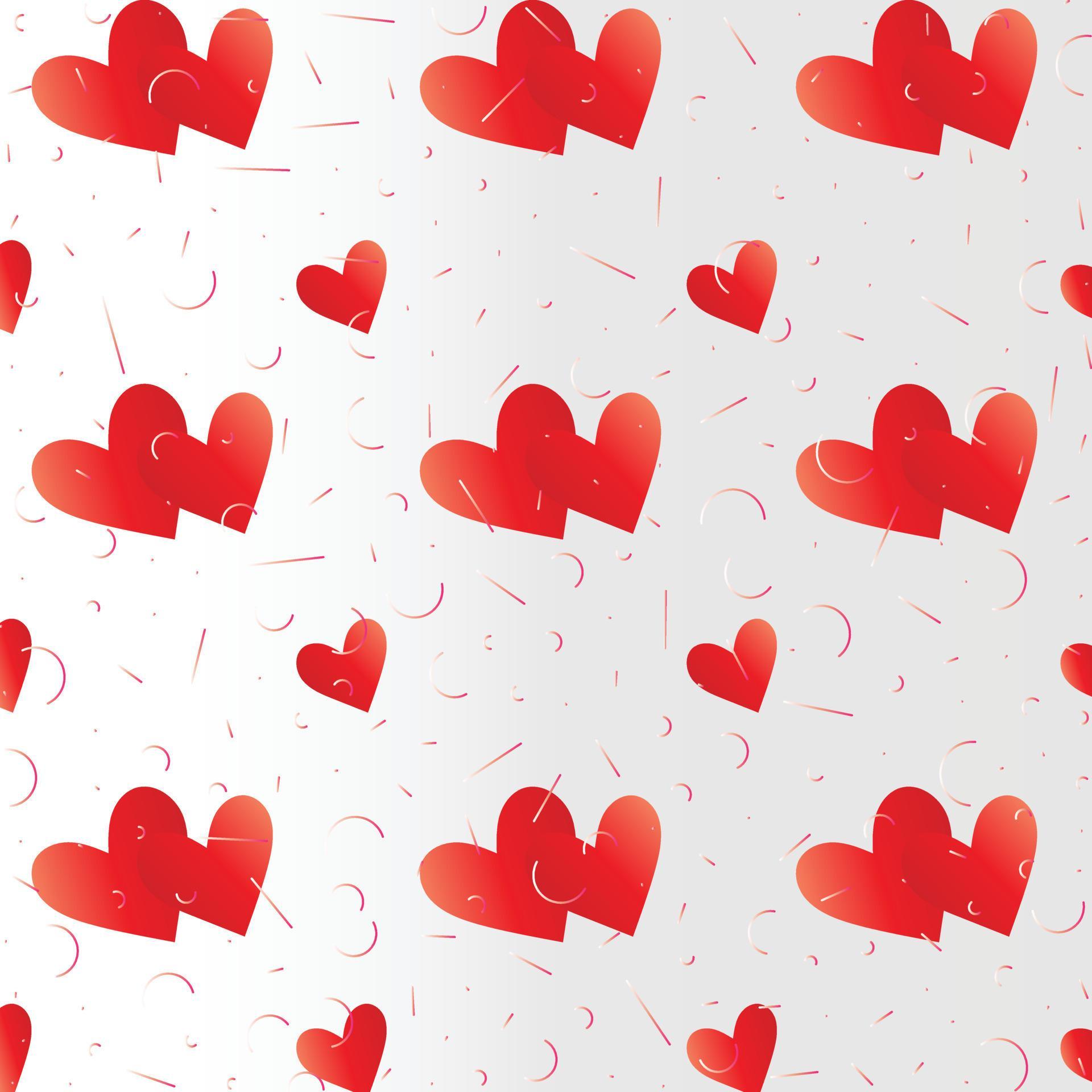 1920x1920 Heart Red Pattern, Heart white Background, Heart Love Vector Illustration, Heart wallpaper love romance and wedding symbols
