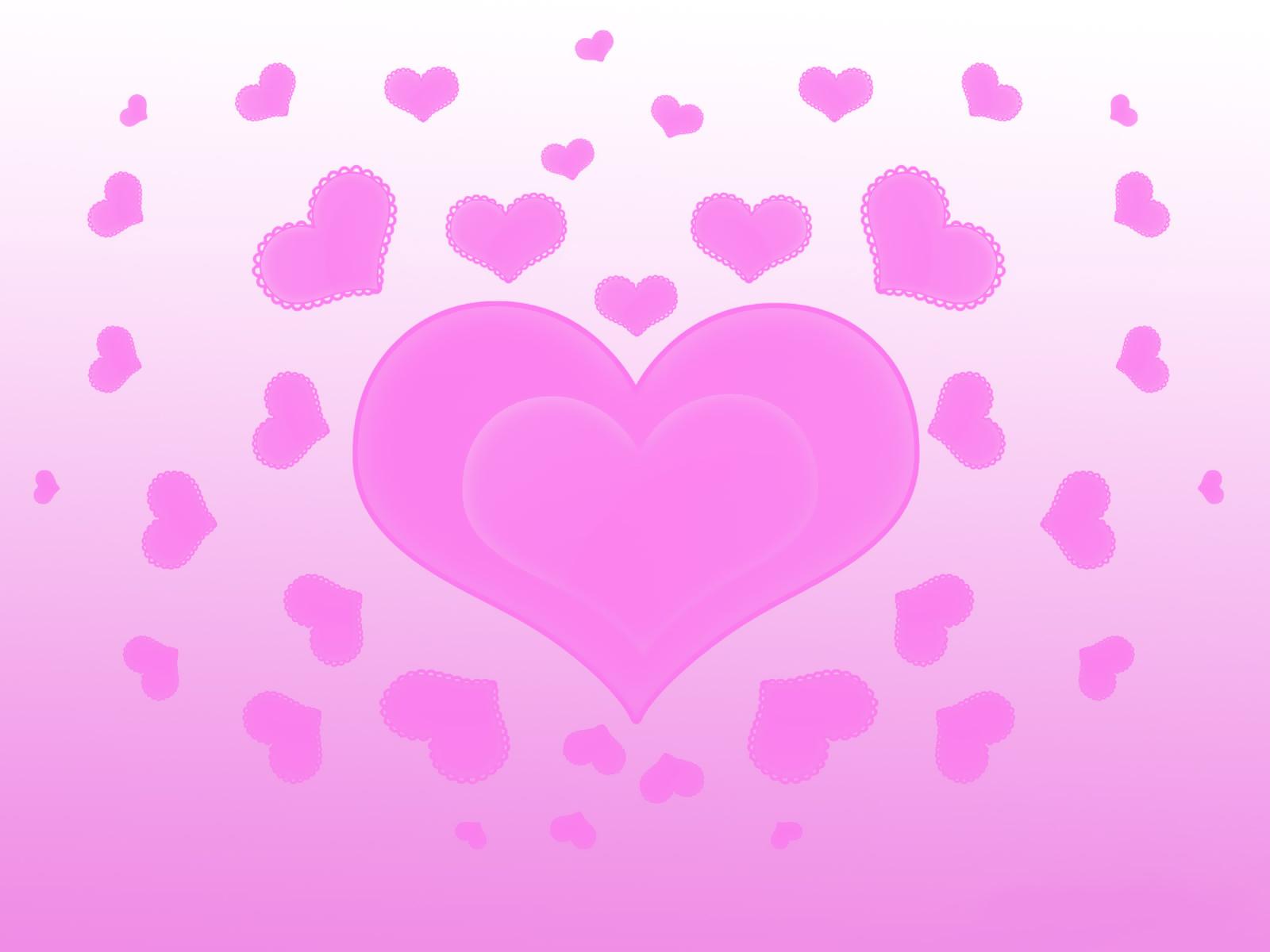 1600x1200 Pink Hearts Wallpaper​-Quality Free Image and Transparent PNG Clipart