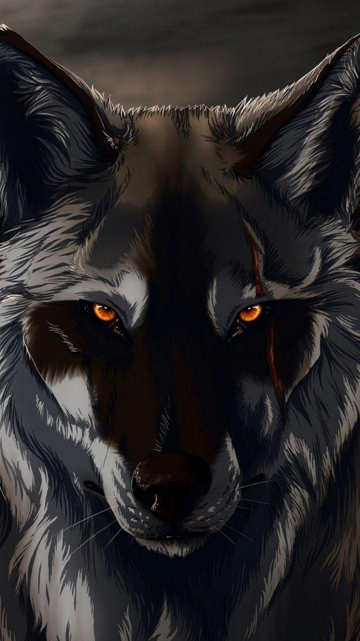 720x1280 Anime Wolf Wallpaper