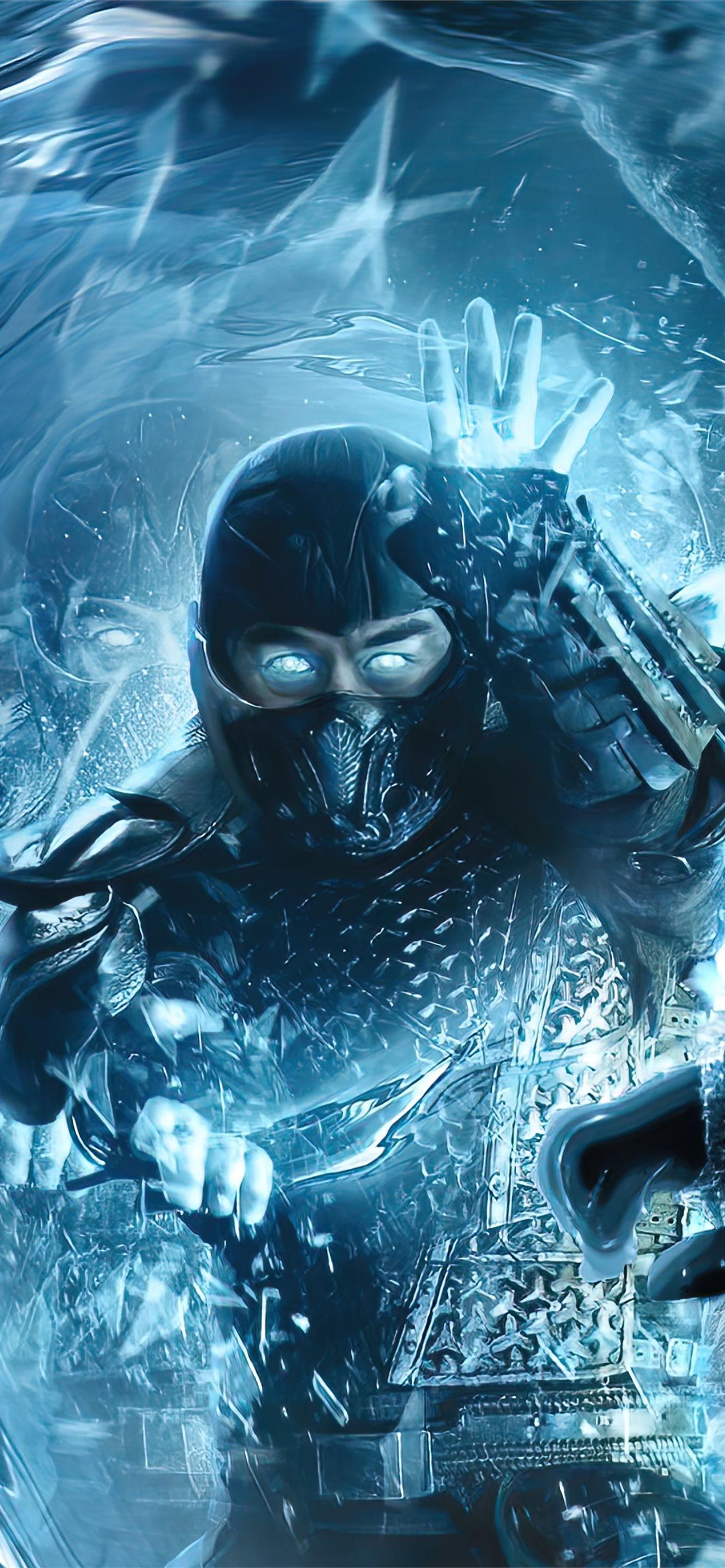 1284x2778 mortal kombat sub zero movie 4k iPhone 12 Wallpaper Free Download