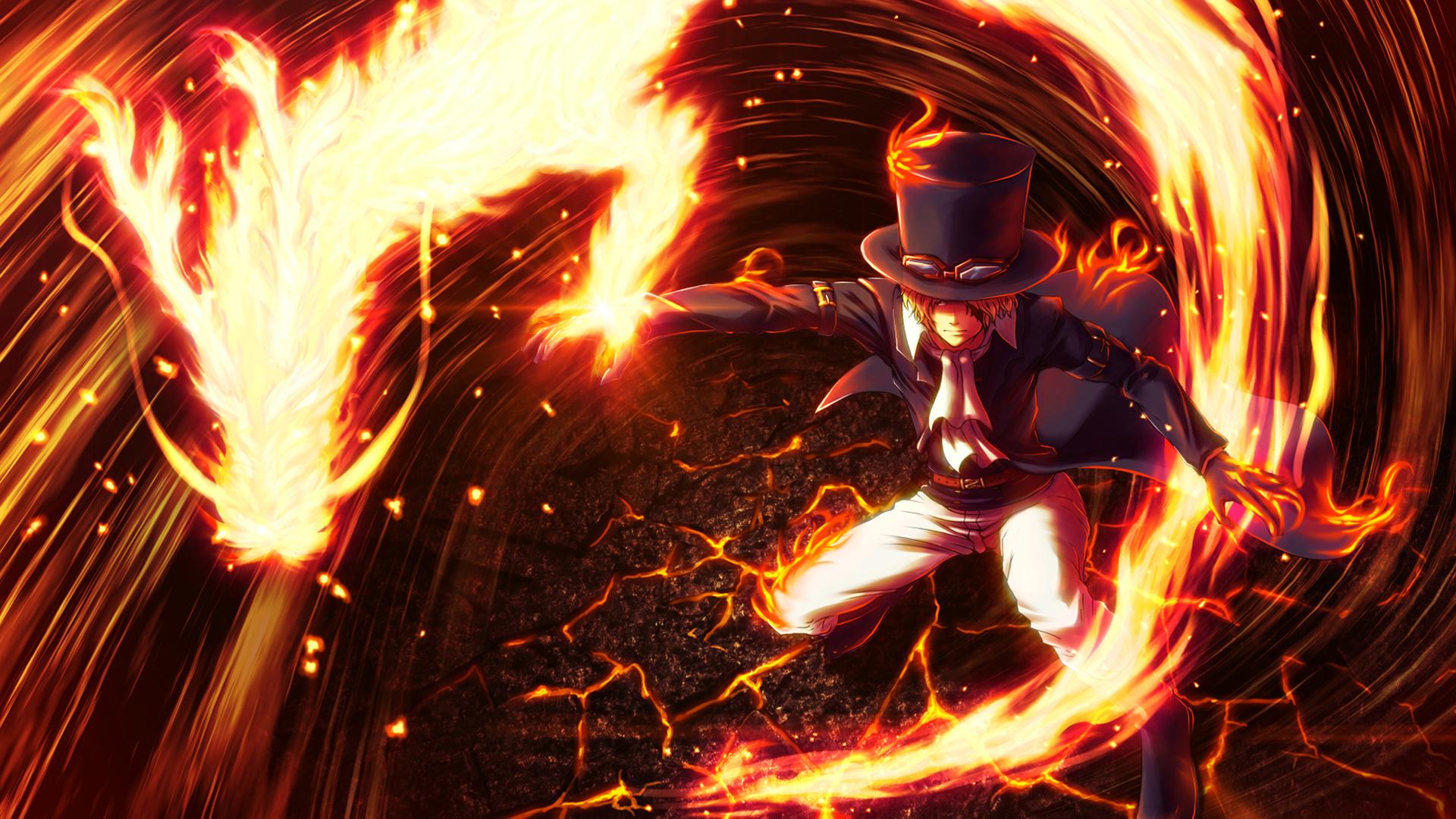 1920x1080 One Piece Sabo With Fire Dragon HD Anime Wallpaper