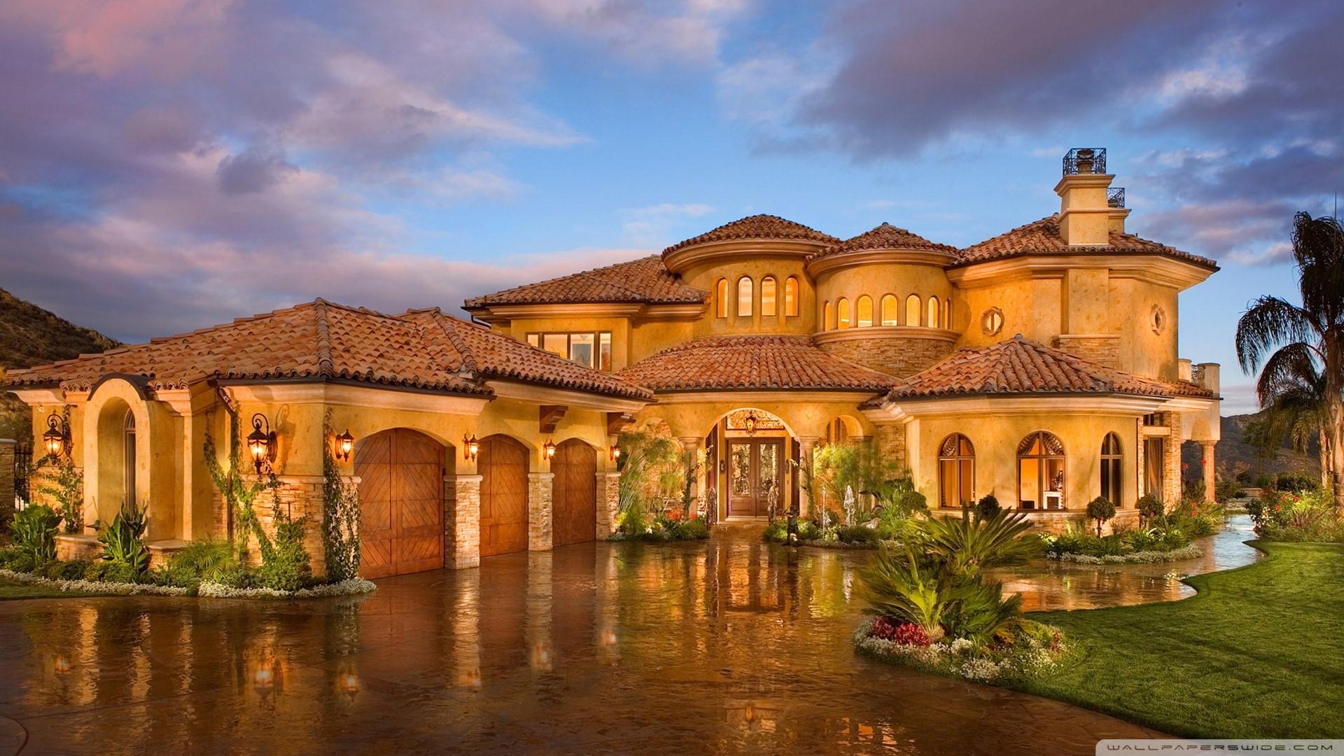 1920x1080 A luxurious house Wallpaper Full HD