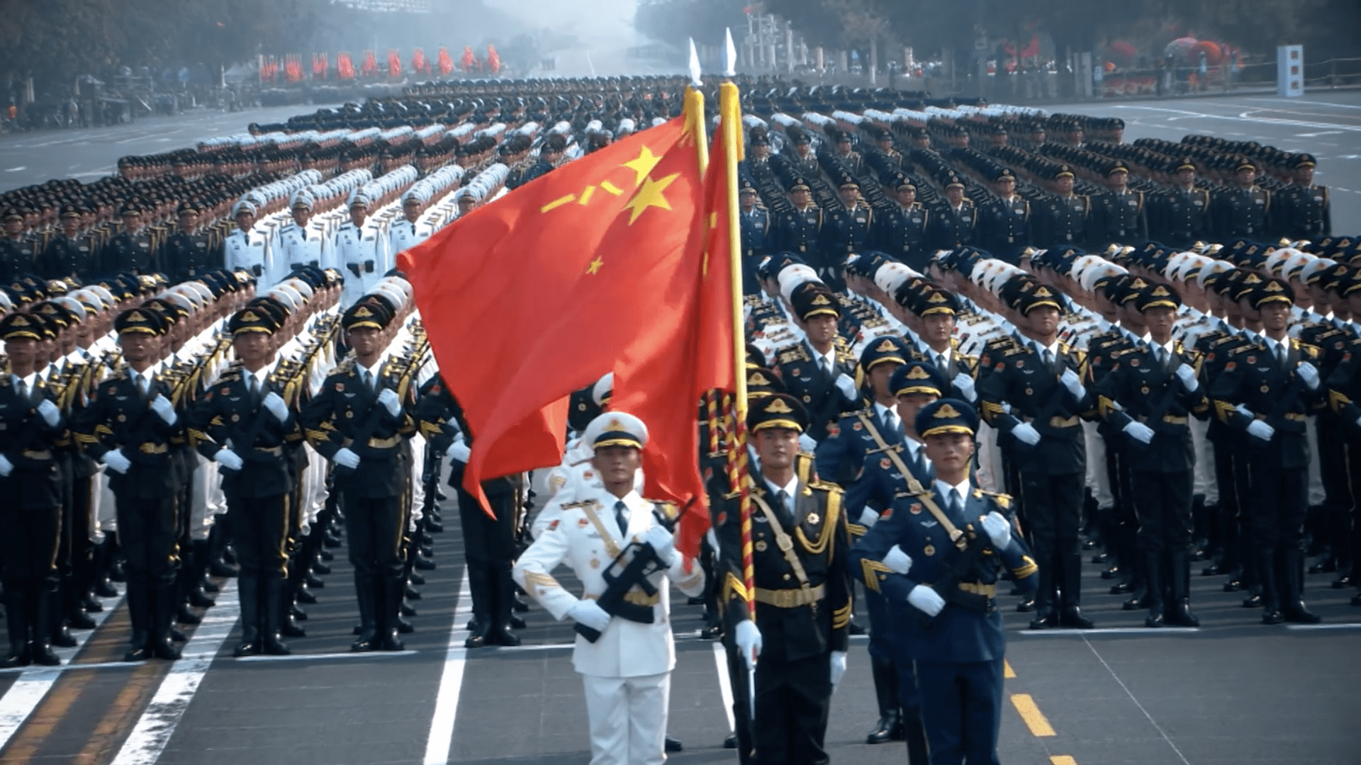 1920x1080 China's Army Day: Review of the past four military parades