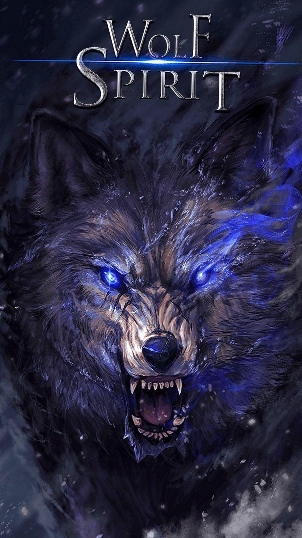1056x1879 Animated Wolf Wallpaper For Android Wallpaper.pro. Wolf Artwork, Wolf Background, Wolf Spirit Animal