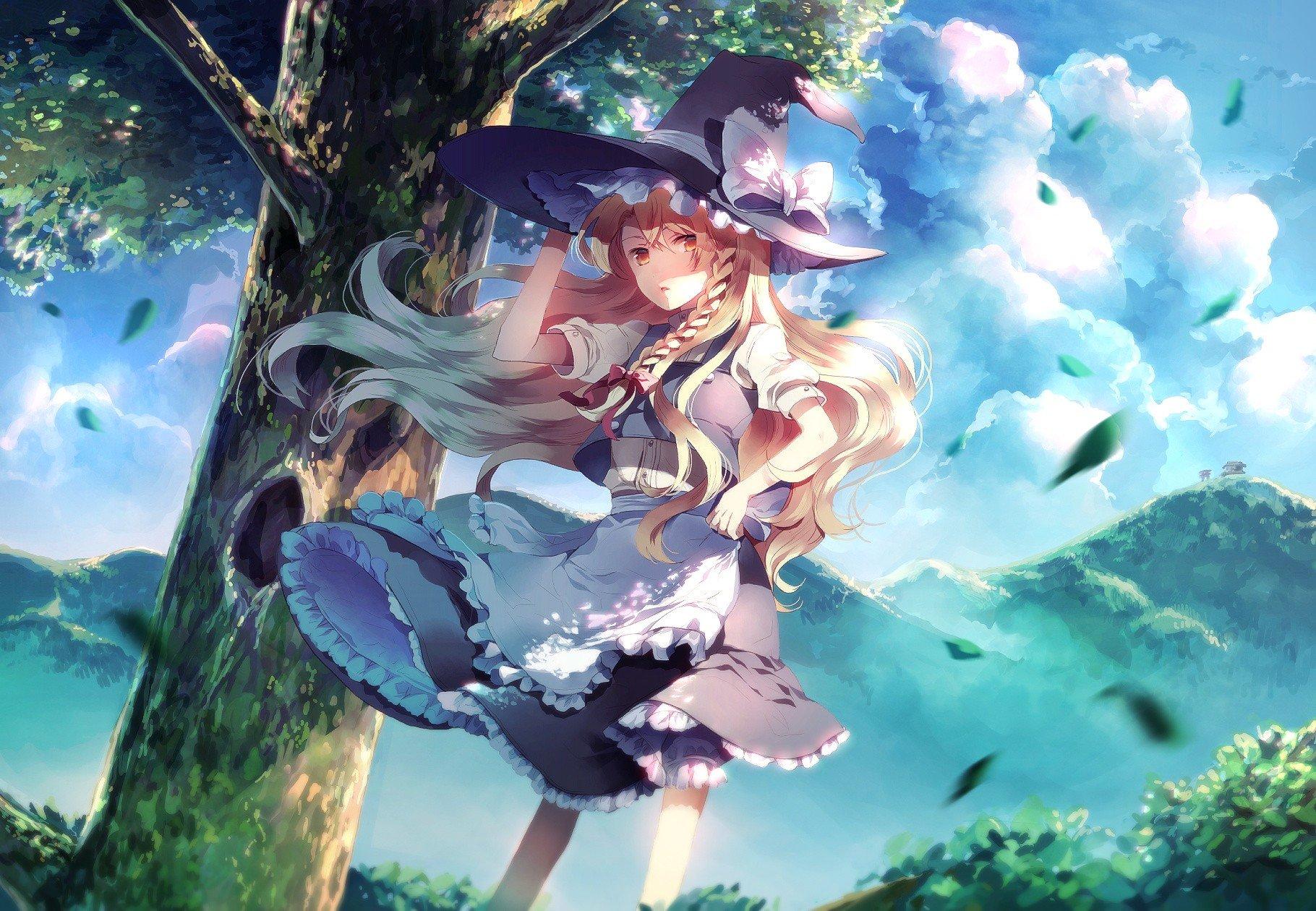 1820x1260 Touhou, Kirisame Marisa HD Wallpaper / Desktop and Mobile Image & Photo