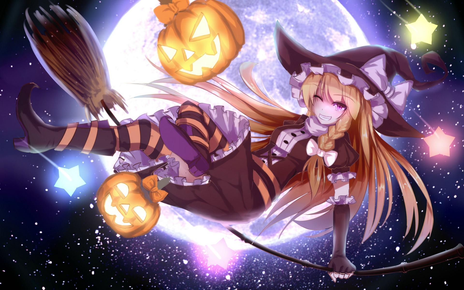 1920x1200 Kirisame Marisa