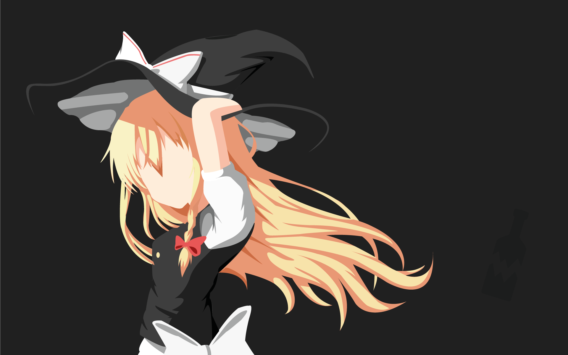 1920x1200 Touhou Project Kirisame by TheBrokenBottle. Touhou wallpaper. My Little Wallpaper are Magic