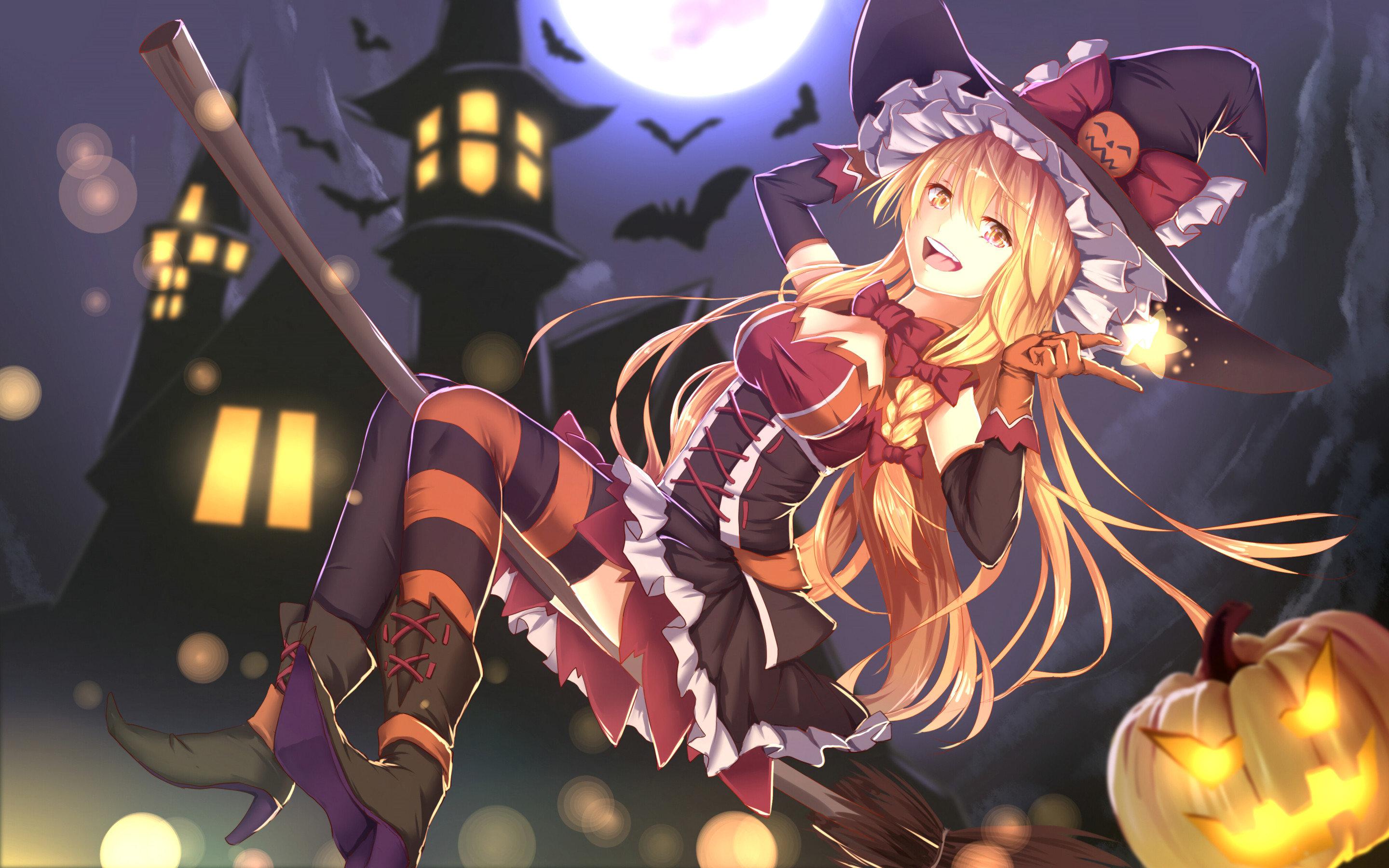 2880x1800 Best Marisa Kirisame wallpaper for High Resolution HD 2880x1800 PC