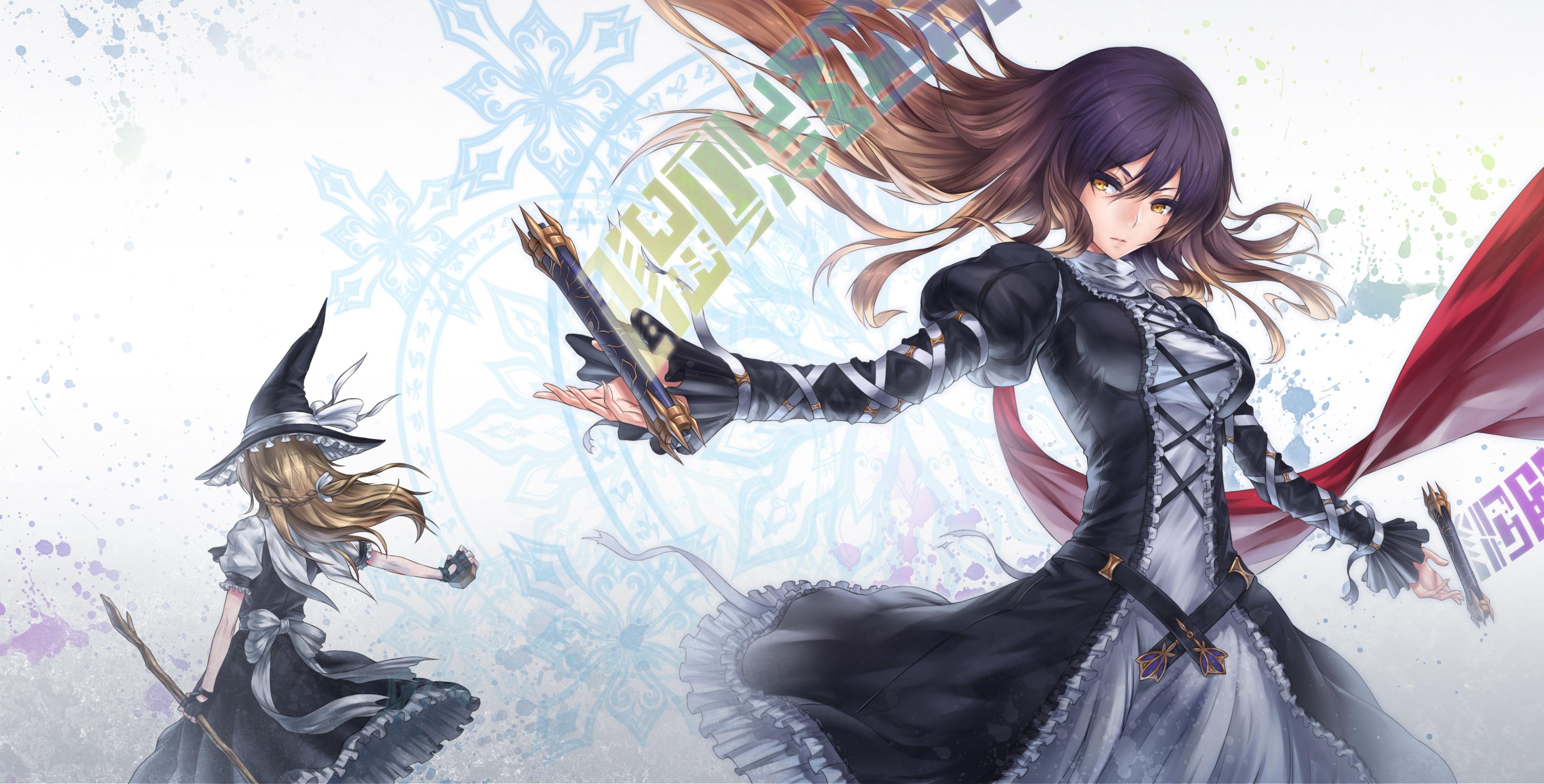 3417x1736 Kirisame Marisa (Marisa Kirisame), Wallpaper Anime Image Board