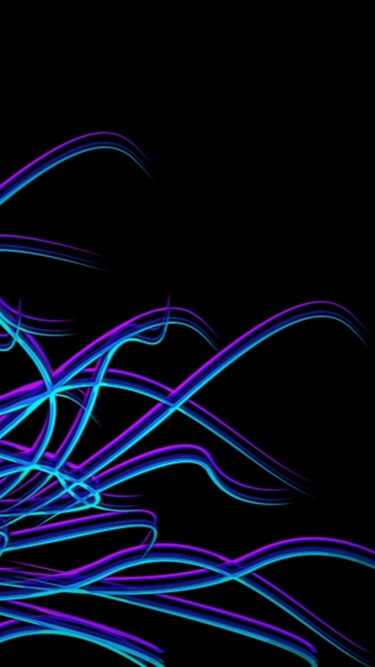 750x1334 Neon iPhone Wallpaper