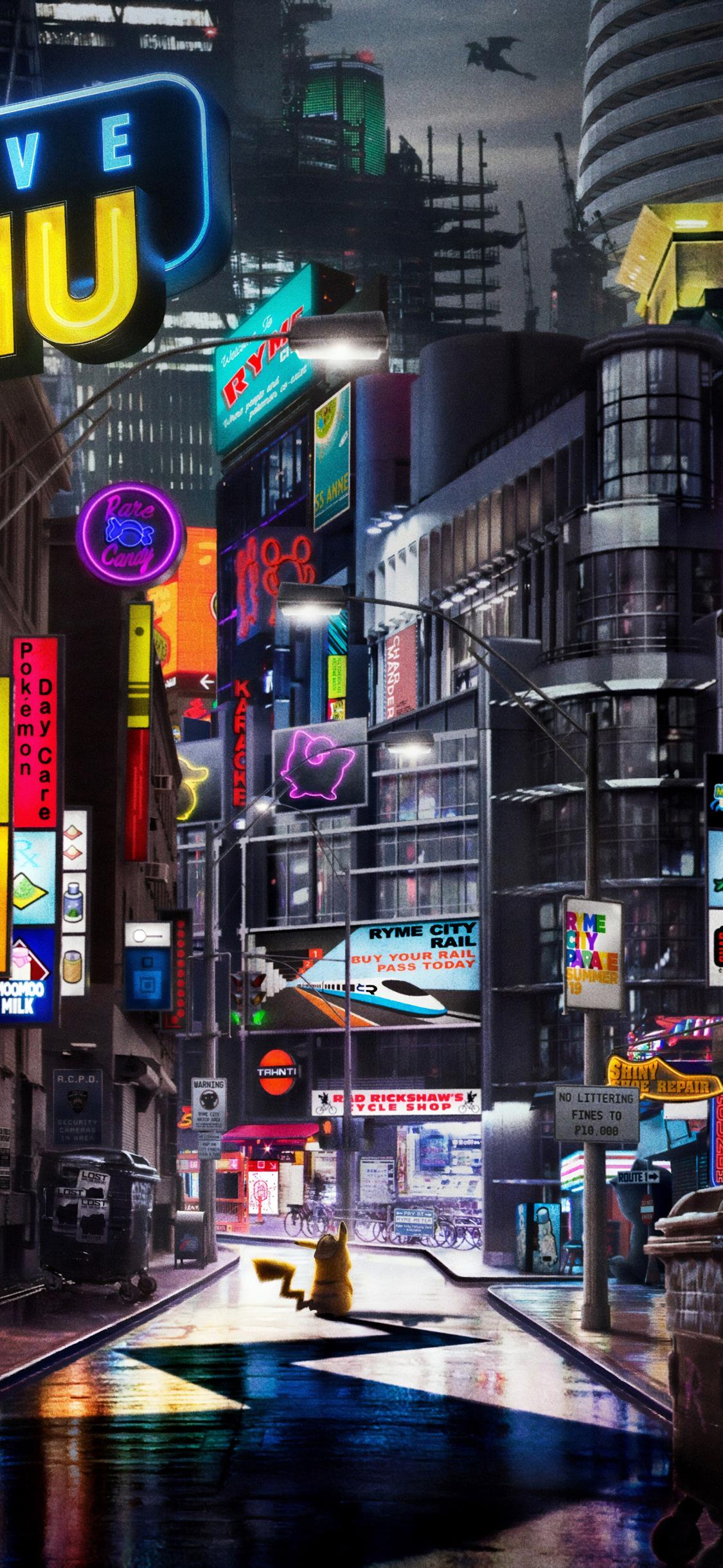 1125x2436 Download pokémon detective pikachu, animation movie, 2019 1125x2436 wallpaper, iphone x, 1125x2436 HD image, background, 14930