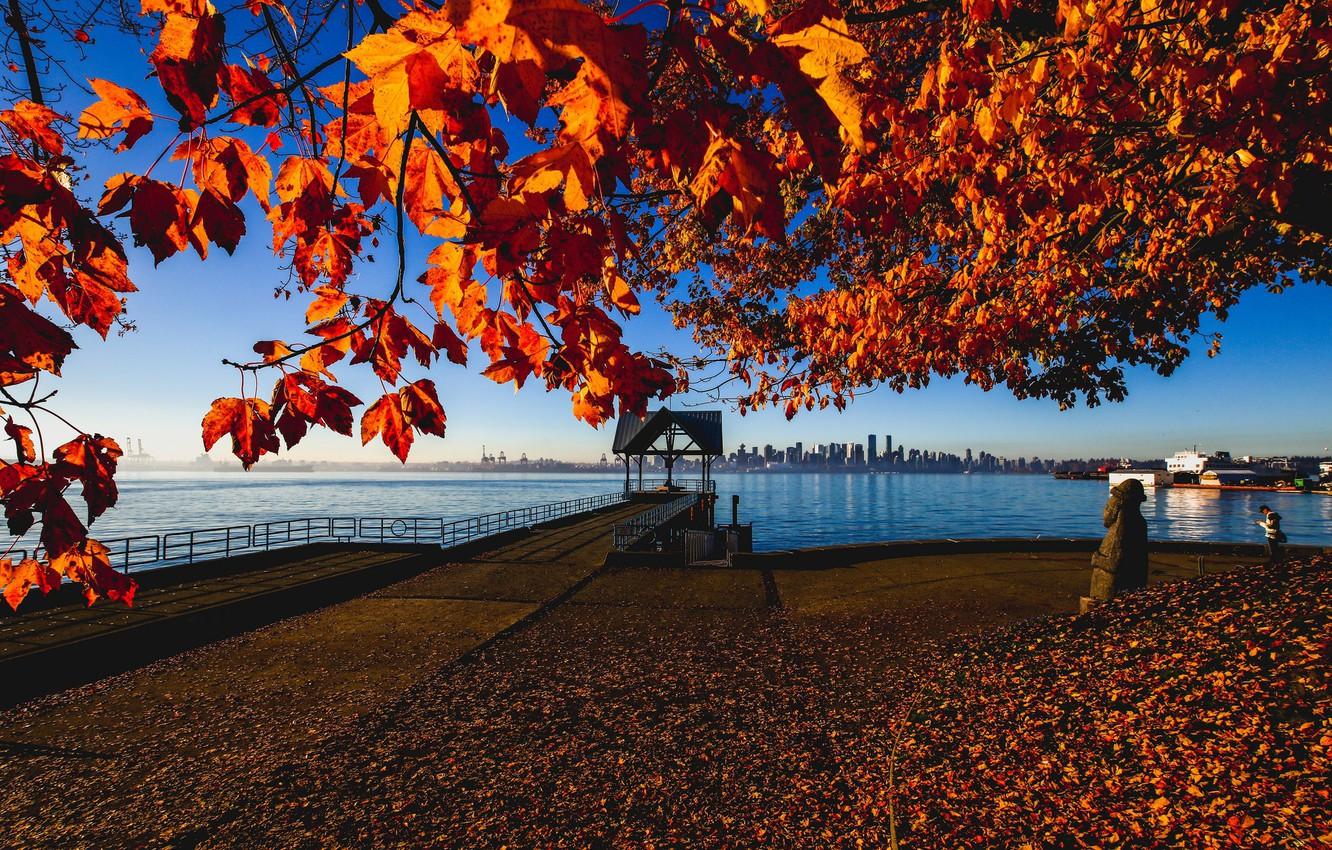 1332x850 Photo Wallpaper Autumn, Canada, Vancouver, Canada, Wallpaper Autumn