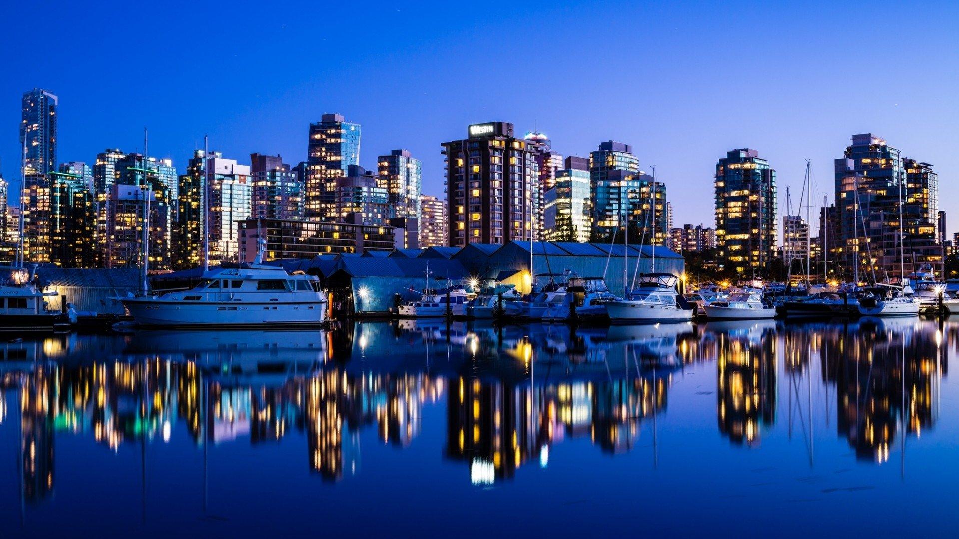1920x1080 City of Vancouver Canada HD wallpaper