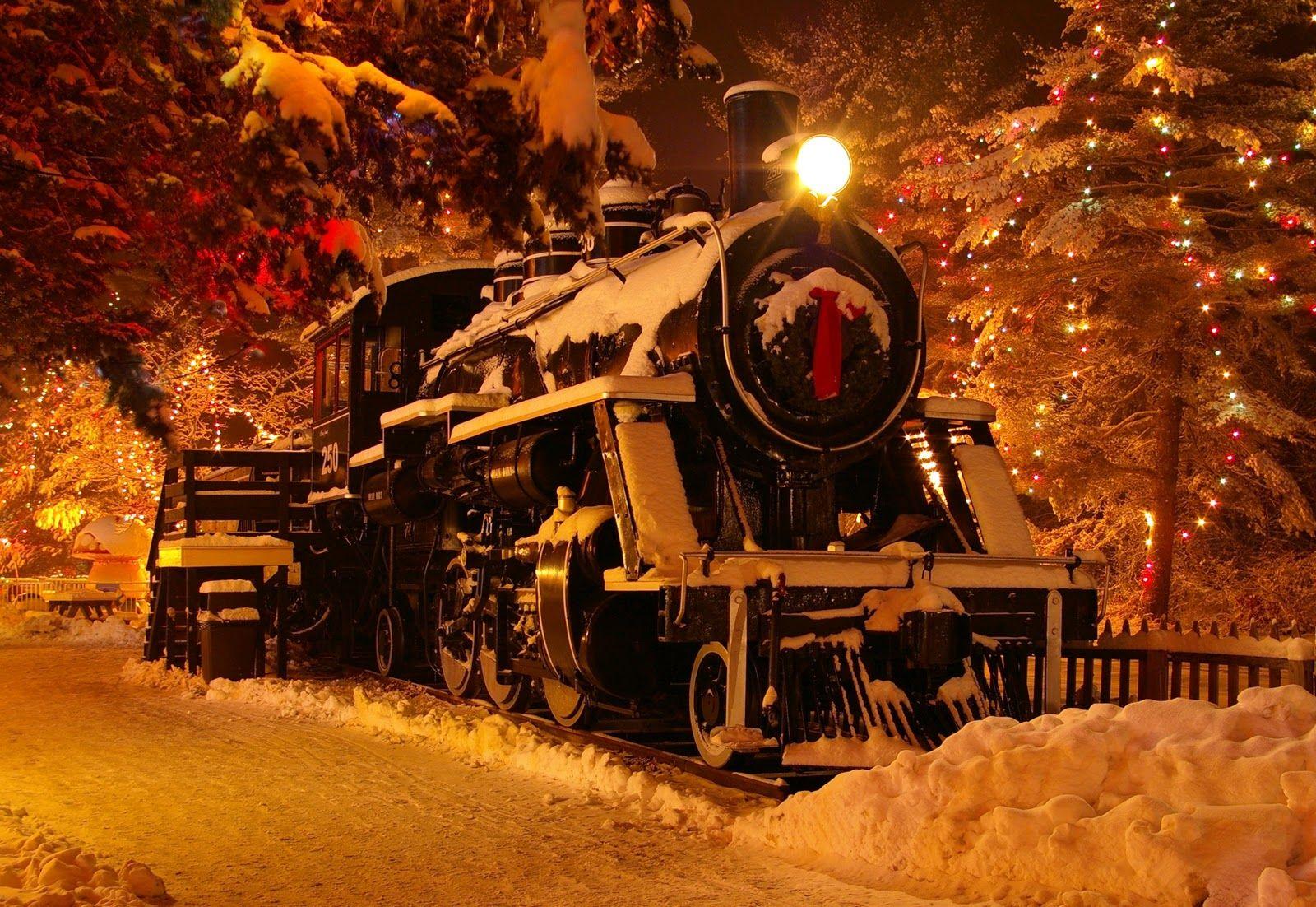 Christmas Train Wallpapers - Top Free Christmas Train Backgrounds -  WallpaperAccess