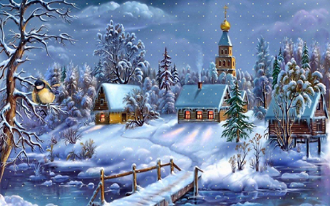 Christmas Scenes Wallpapers - Top Free Christmas Scenes Backgrounds -  WallpaperAccess