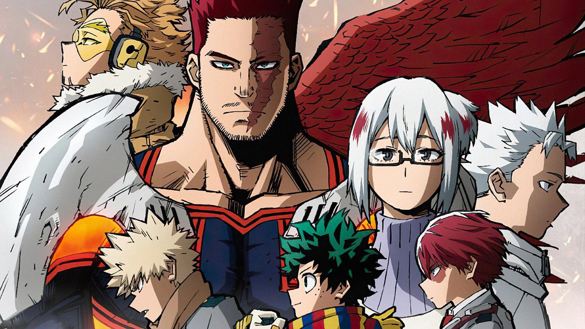 1920x1080 Ochako Uraraka Shoto Todoroki Himiko Toga Katsuki Bakugo HD My Hero Academia Wallpaper