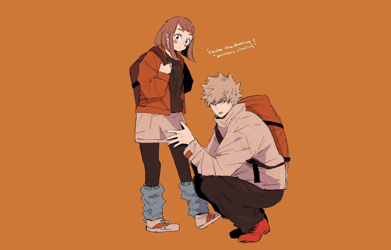 1332x850 Bakugou X Uraraka Wallpaper
