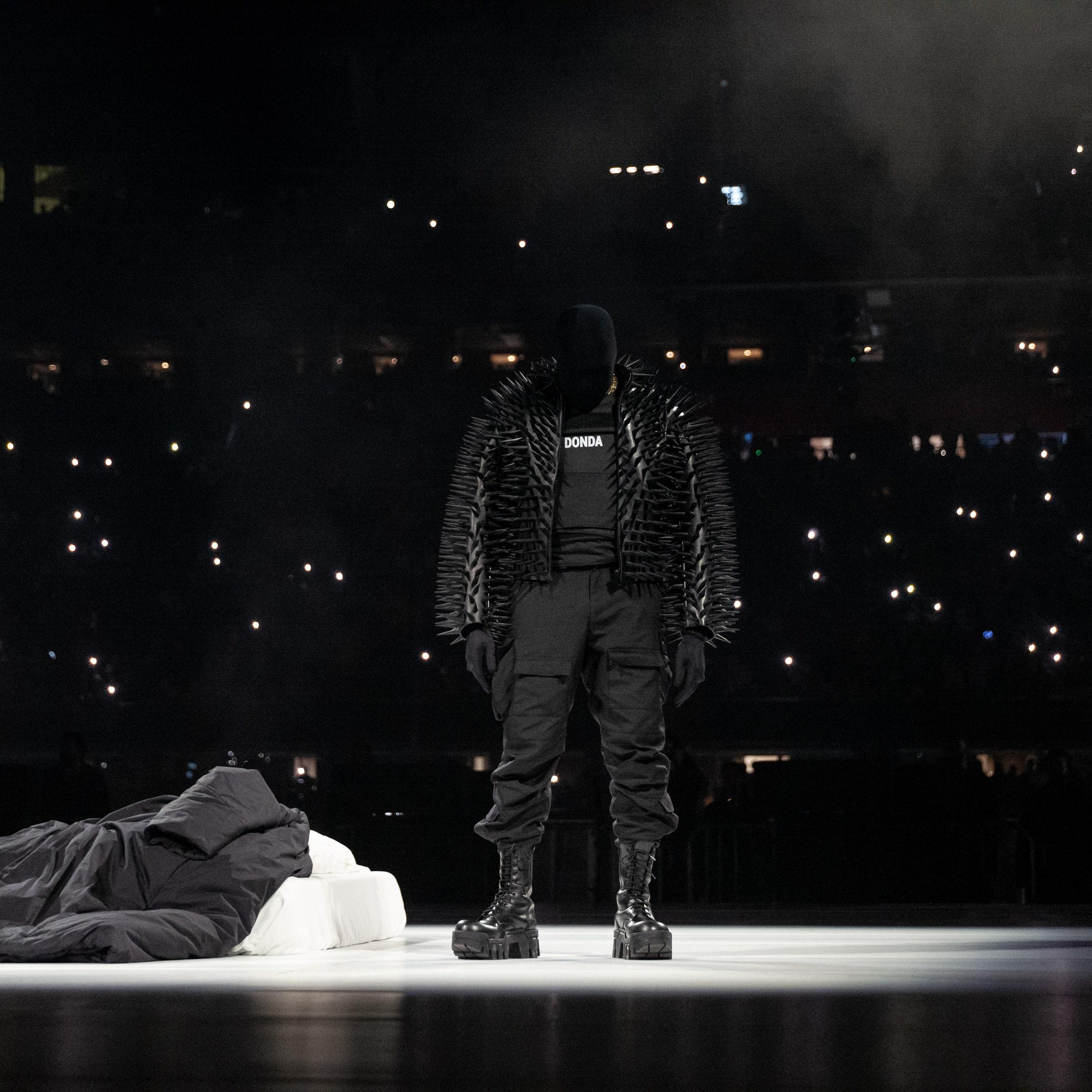 2400x2400 Kanye West's Spikey Donda Look Was Peak 'look But Don't Touch' Elan