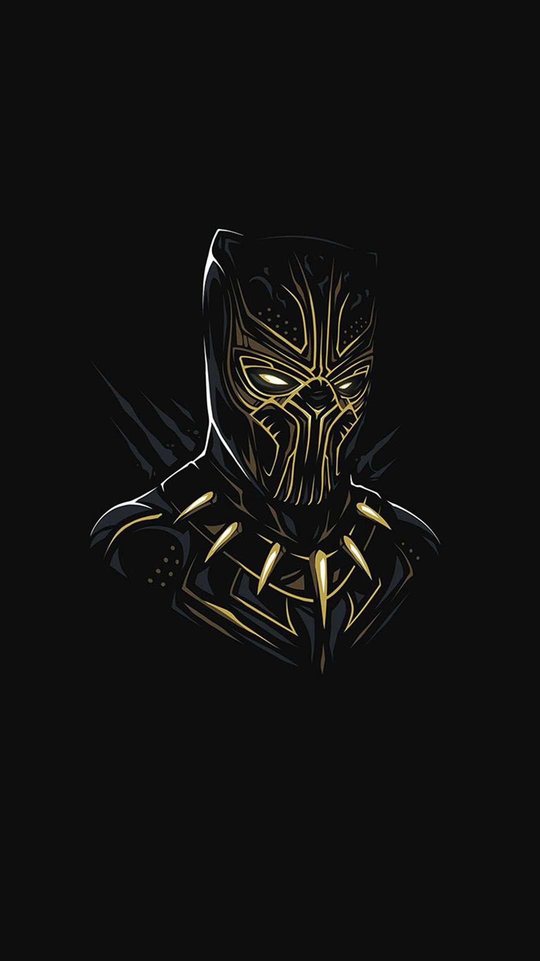 1080x1920 Black Panther Killmonger Minimal IPhone Wallpaper Wallpaper : iPhone Wallpaper