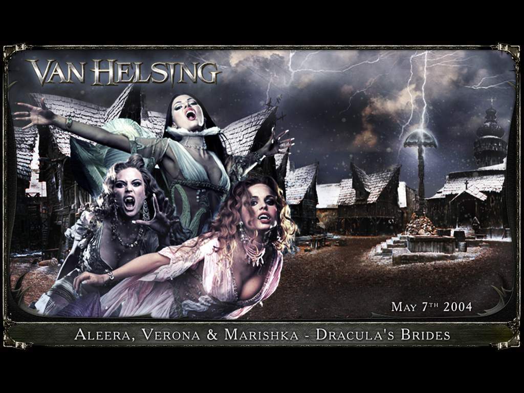 1024x768 Dracula's birdes Helsing Wallpaper