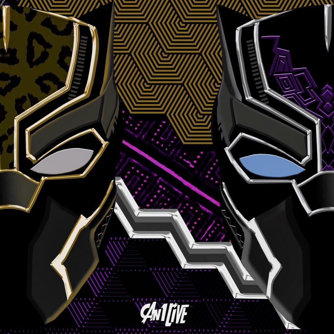 1080x1080 Black Panther And Erik Killmonger Artwork / iPhone HD Wallpaper Background Download HD Wallpaper (Desktop Background / Android / iPhone) (1080p, 4k) (1080x1080) (2022)