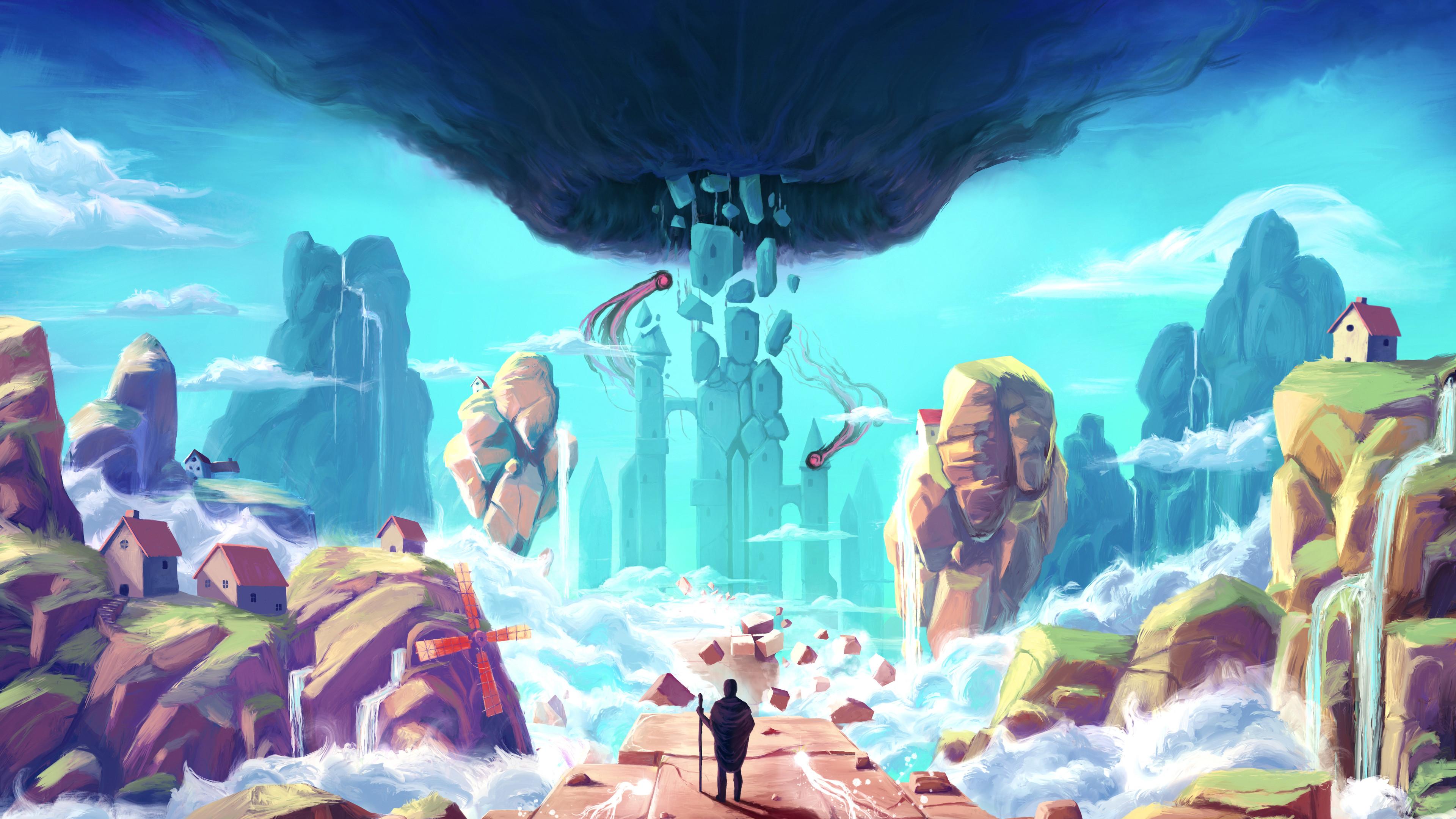 3840x2160 Wallpaper 4k The Sojourn Video Game Key Art Wallpaper