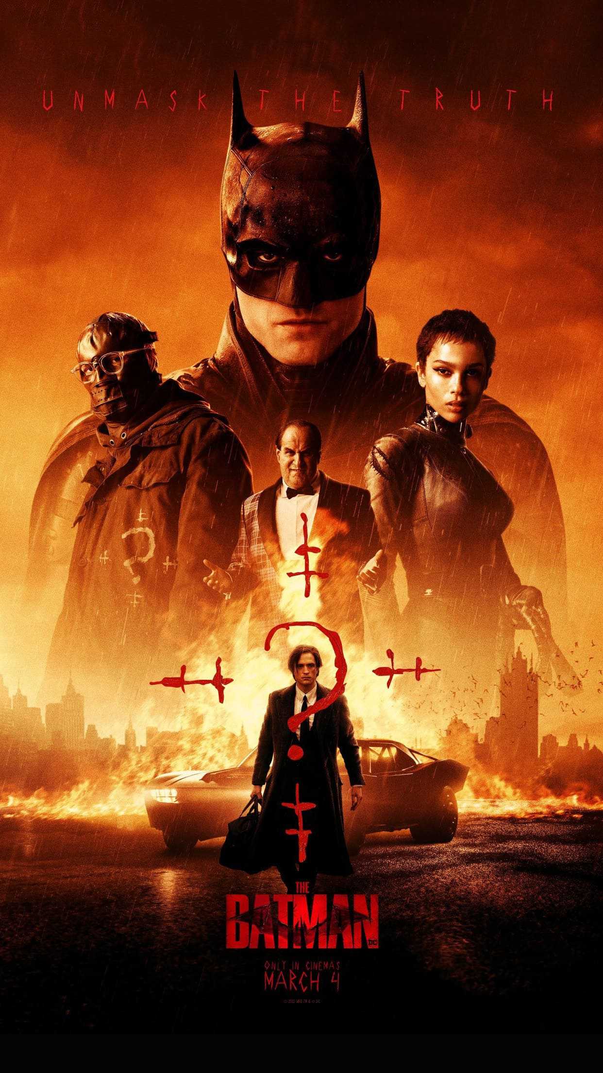 1242x2208 Batman 2022 Phone Wallpaper